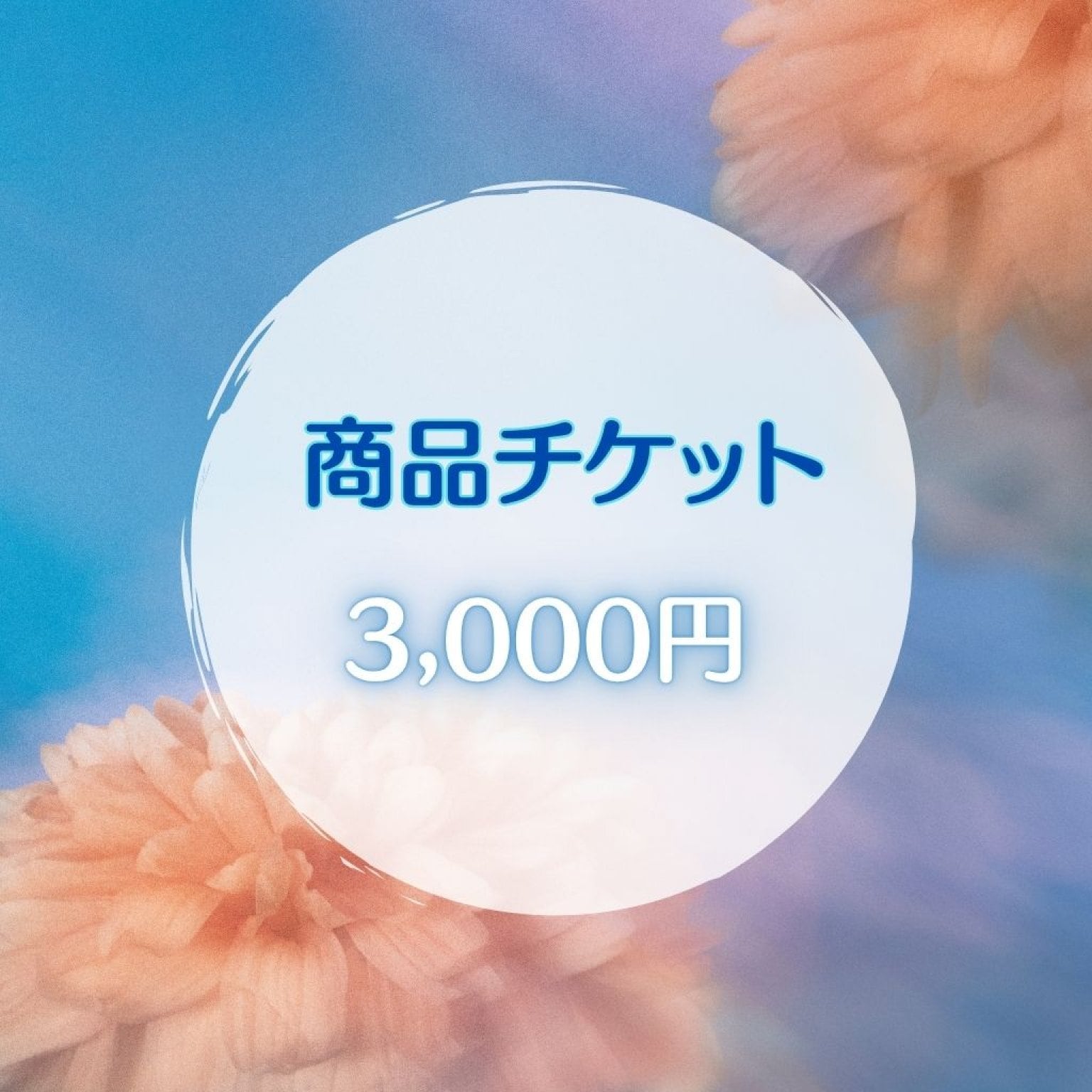 商品チケット3000円