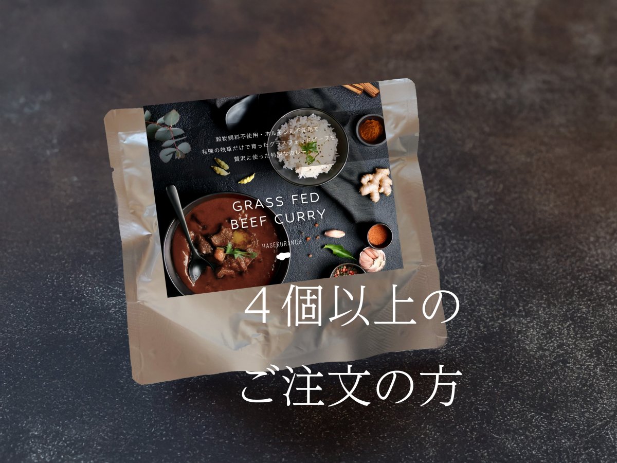 グラスフェッドビーフカレー(４個以上ご..