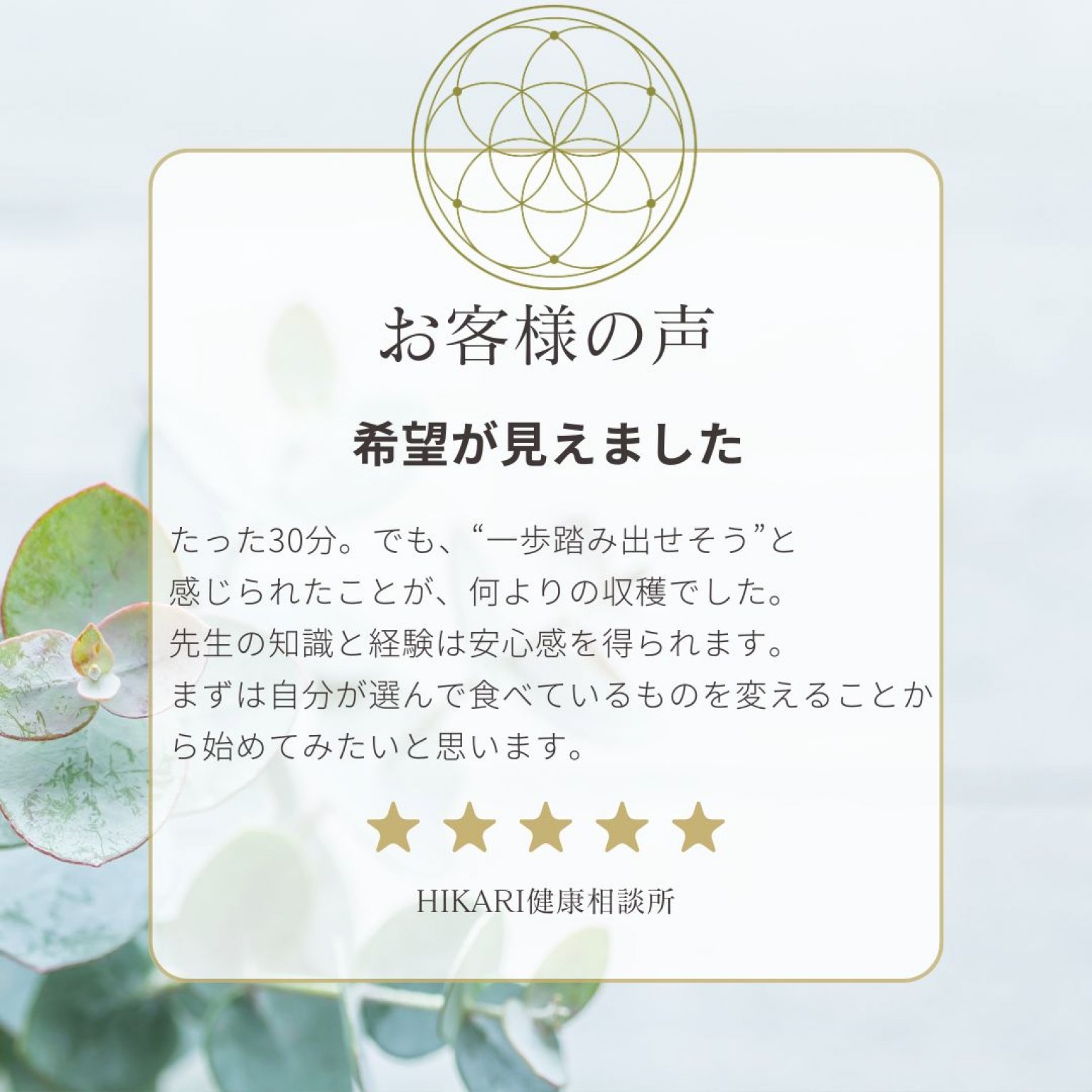 【梅コース】まずは話して整える30分｜アトピー・肌悩みのための“整う力”のはじまりセッション