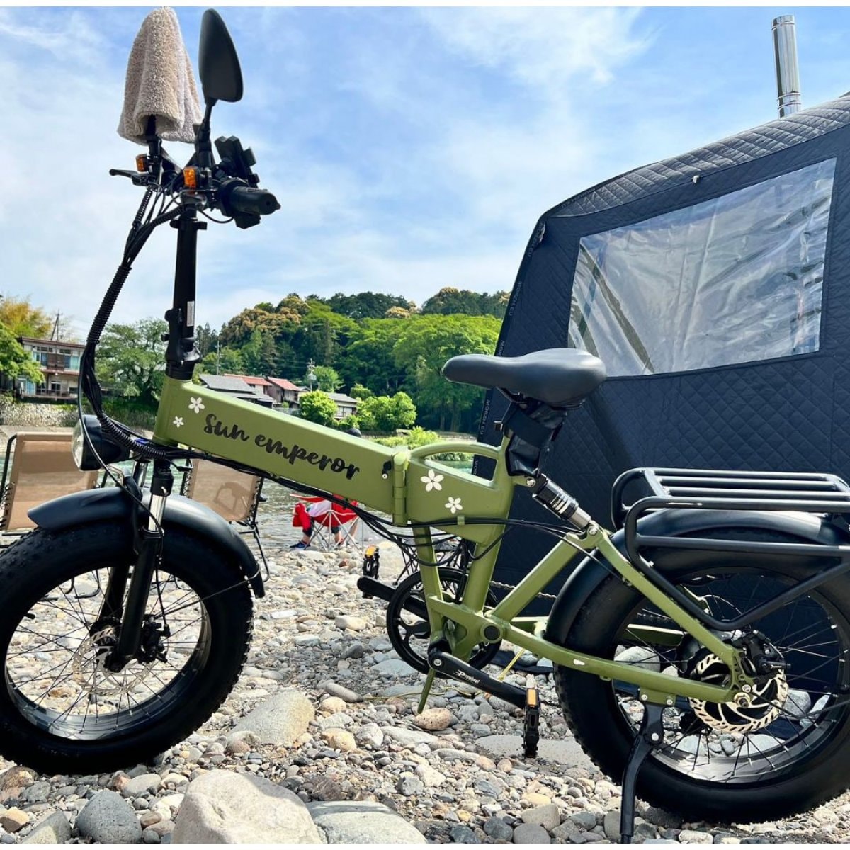 折り畳み可能　電動ハイブリットバイク　ＳＥ−０３　サンエンペラー
