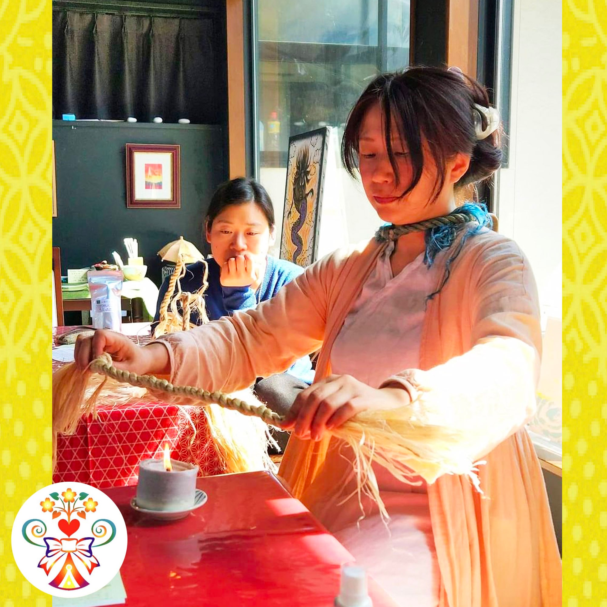 聖麻龍神 靈入蝋燭 1本