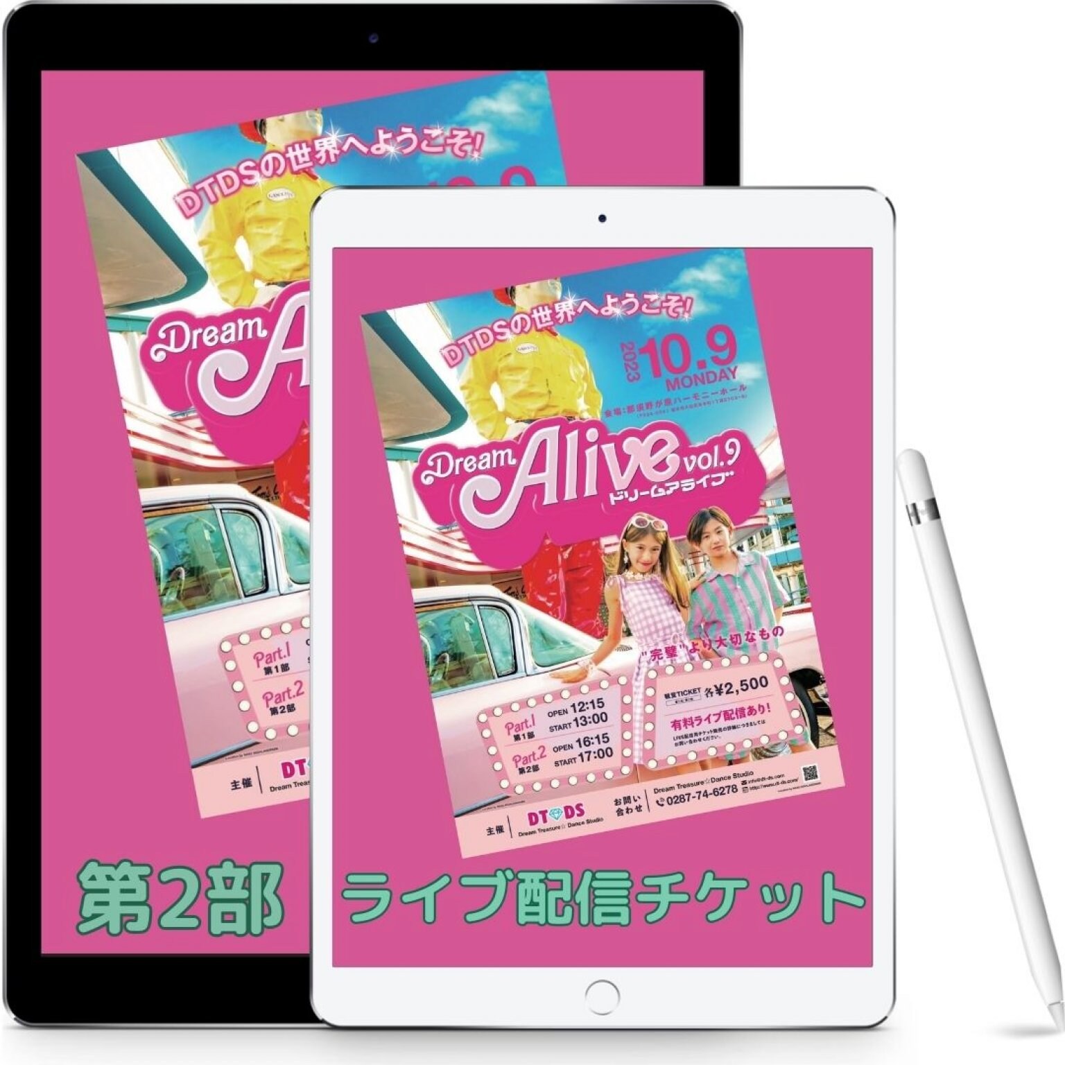 第2部【17時開演】第9回ダンス発表会有料ライブ配信チケット