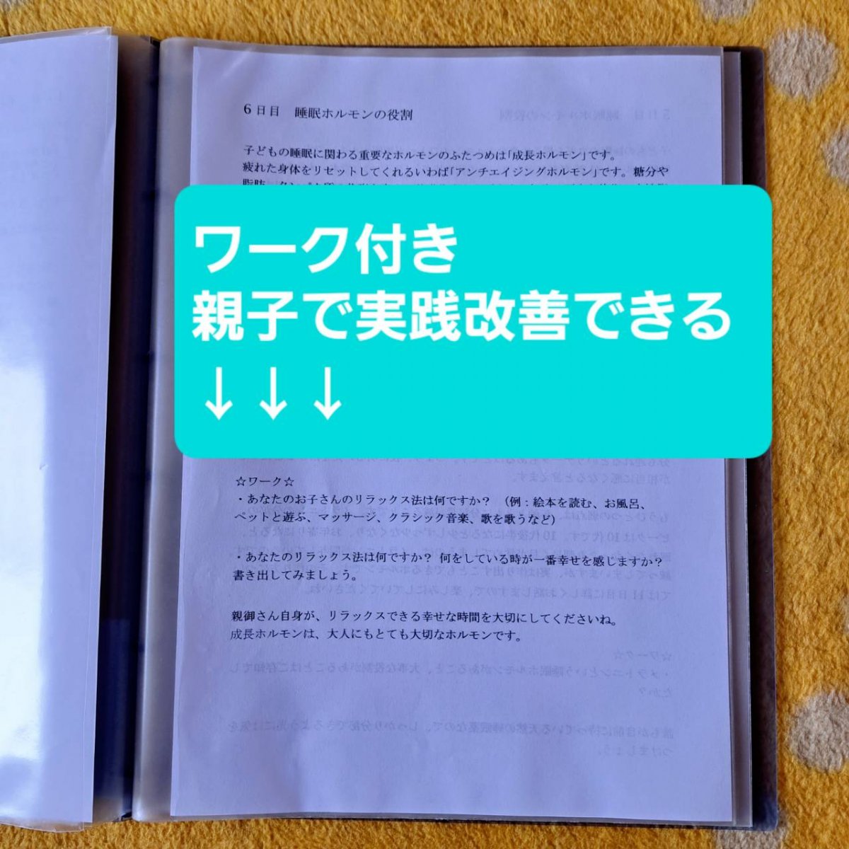 生活リズムを整えて子どもの睡眠力を上げる【子ども快眠プログラム～ベーシック】