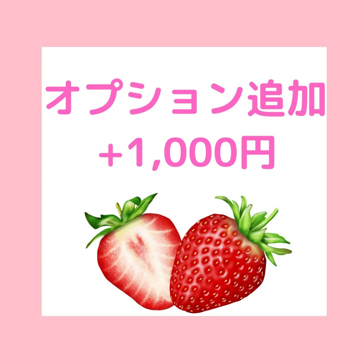 オプション追加　+1000円