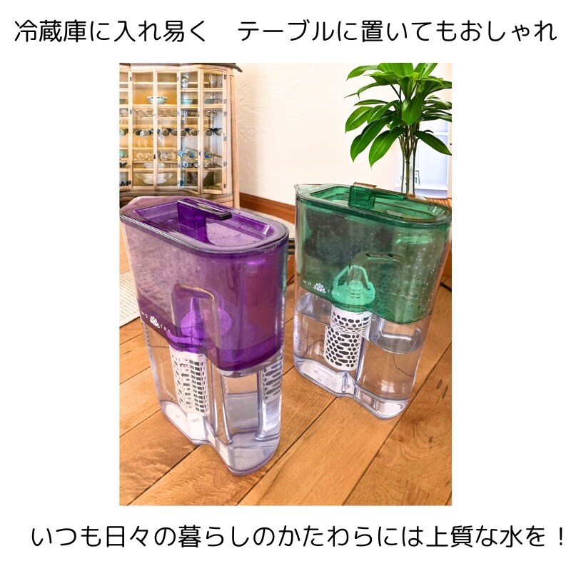 和蓮ポット《ガイアの水135》卓上ポット型浄水器