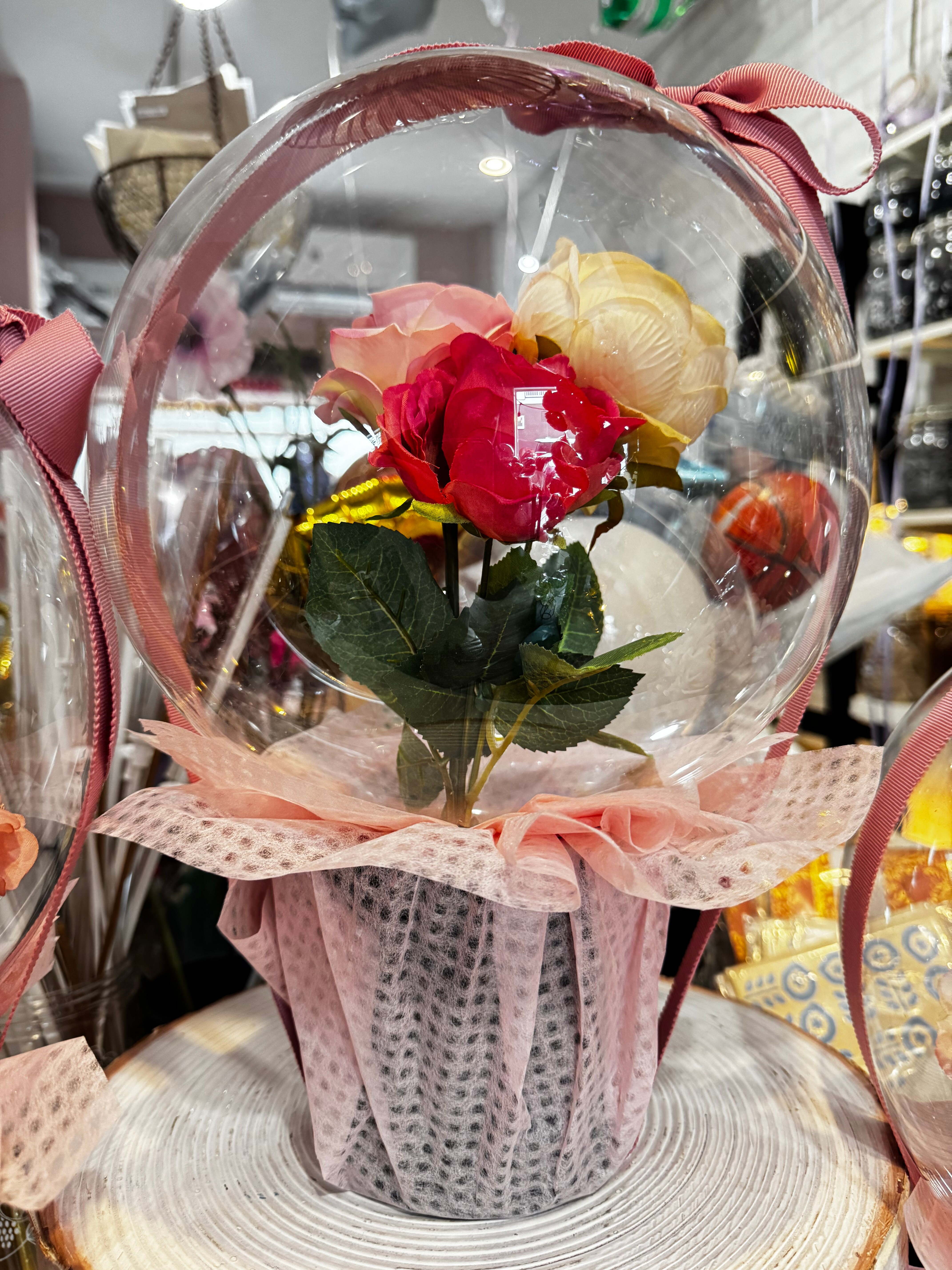FLOWER IN BALLOON（6,600円） - バルーン＆雑貨 Mama&Me 勝どき店
