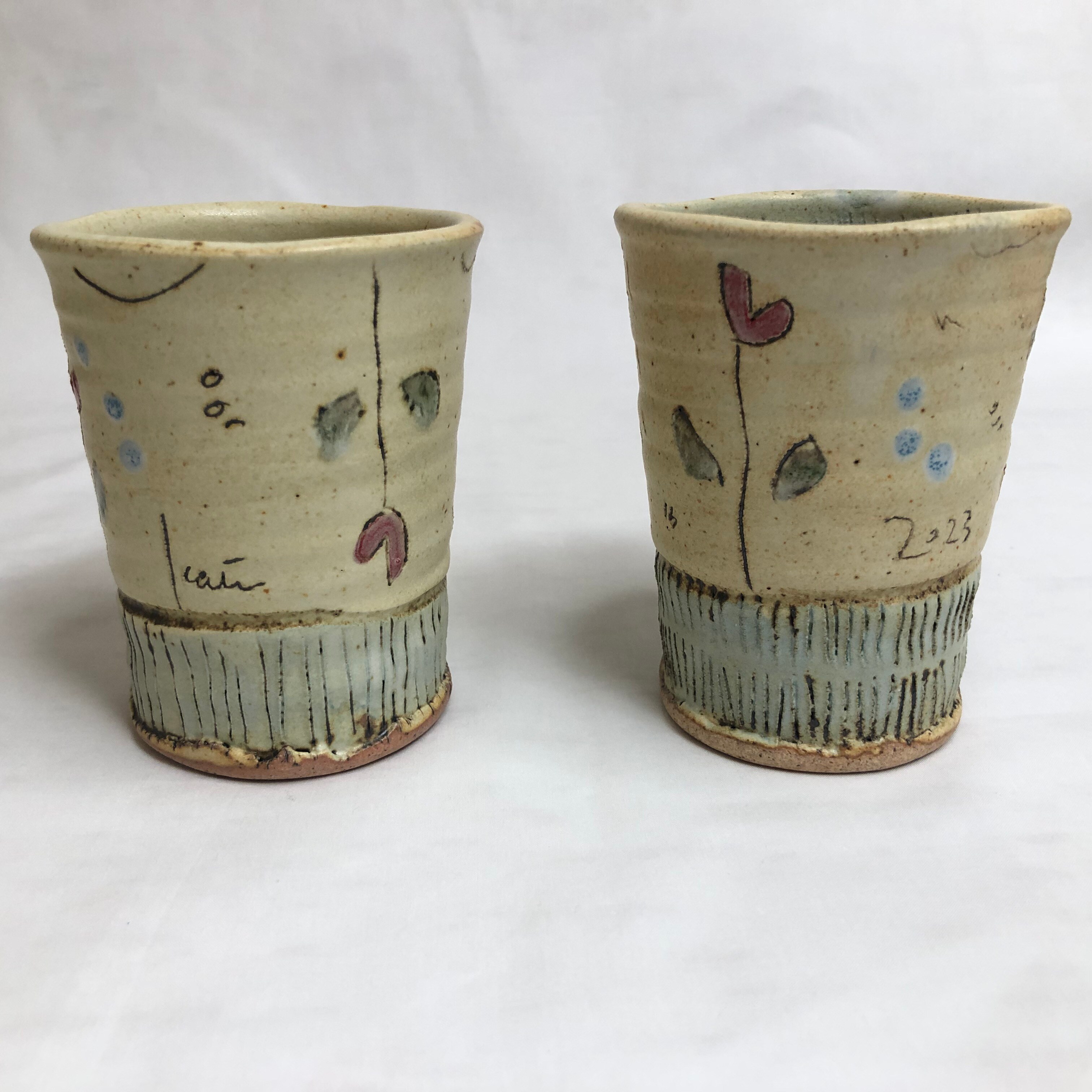 フリーカップG（ハート柄）