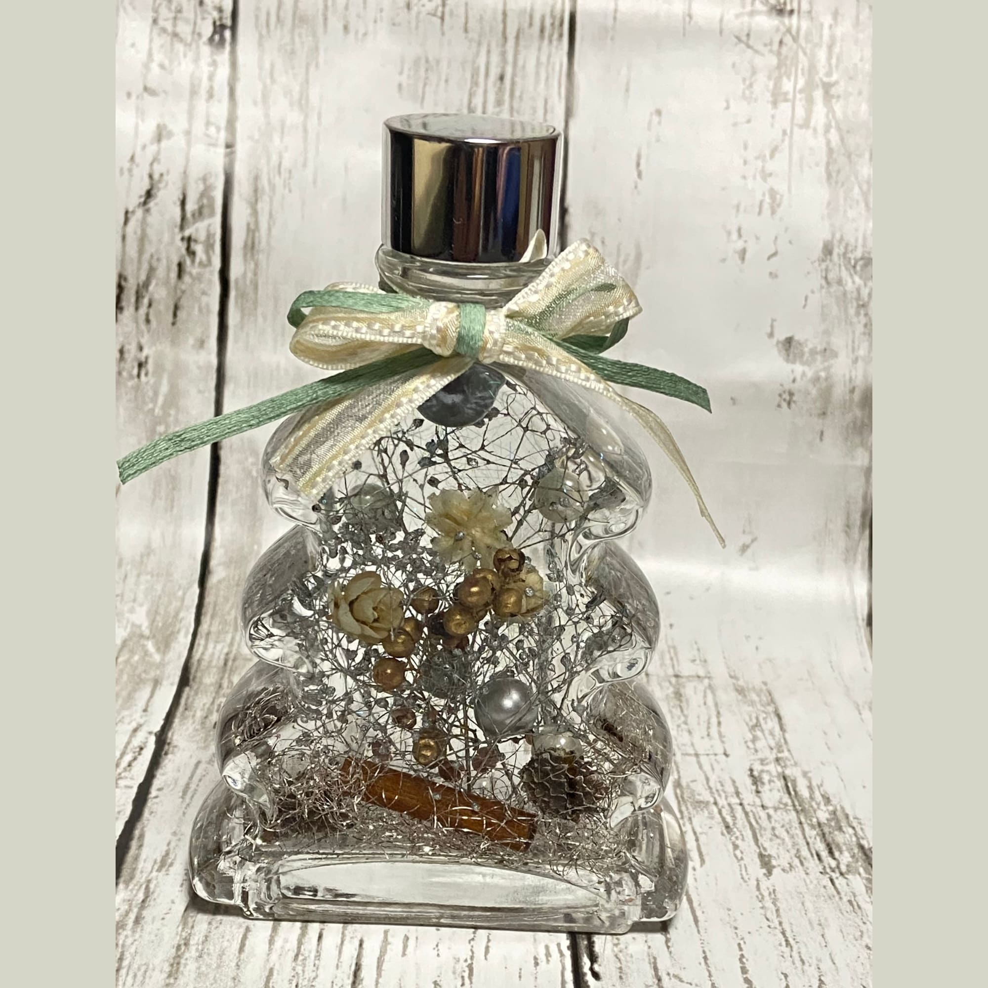 ラブリークリスマス☆ツリー＆雪の結晶2サイズ(固まるハーバリウム)3