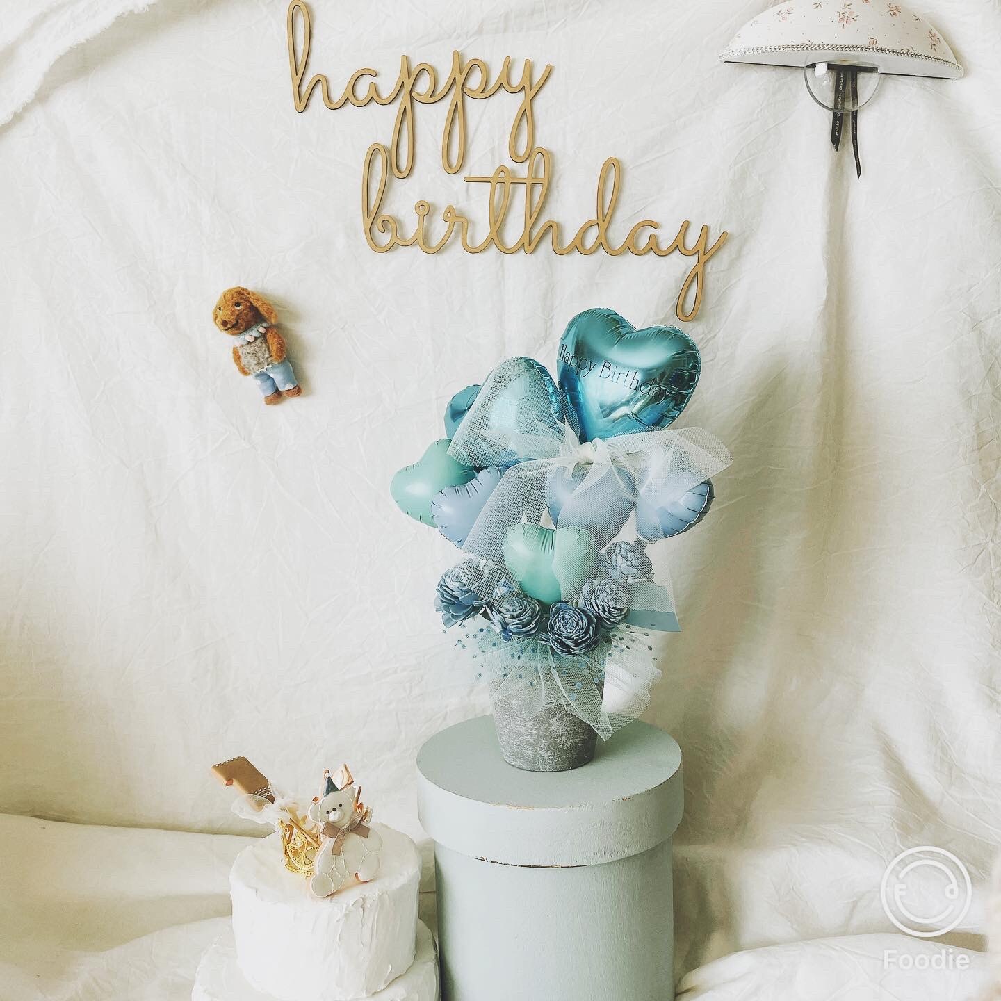 誕生日祝い バルーンアレンジメント フラワーバルーン アレンジメント Msize 贈り物 誕生日 開店祝い