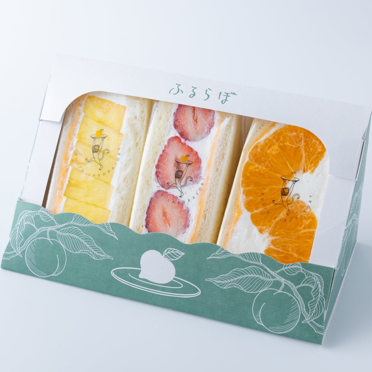 季節のフルーツサンド3個セット(ギフトBOX入り)