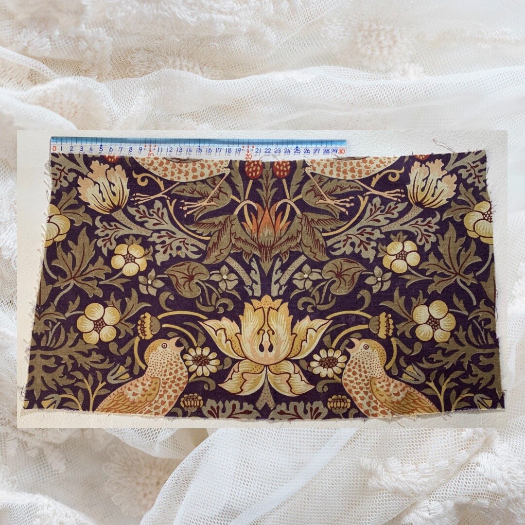 モリス　カーテン　ハギレ ウィリアムモリス/はぎれ5点セットC】高級カーテン/はぎれ5点セット