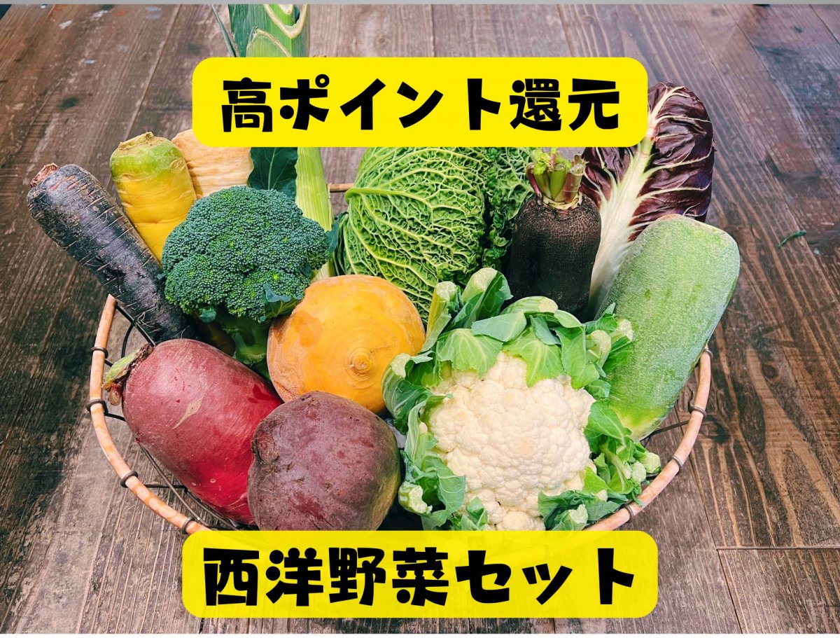 高ポイント還元|西洋野菜セット｜北海道産他