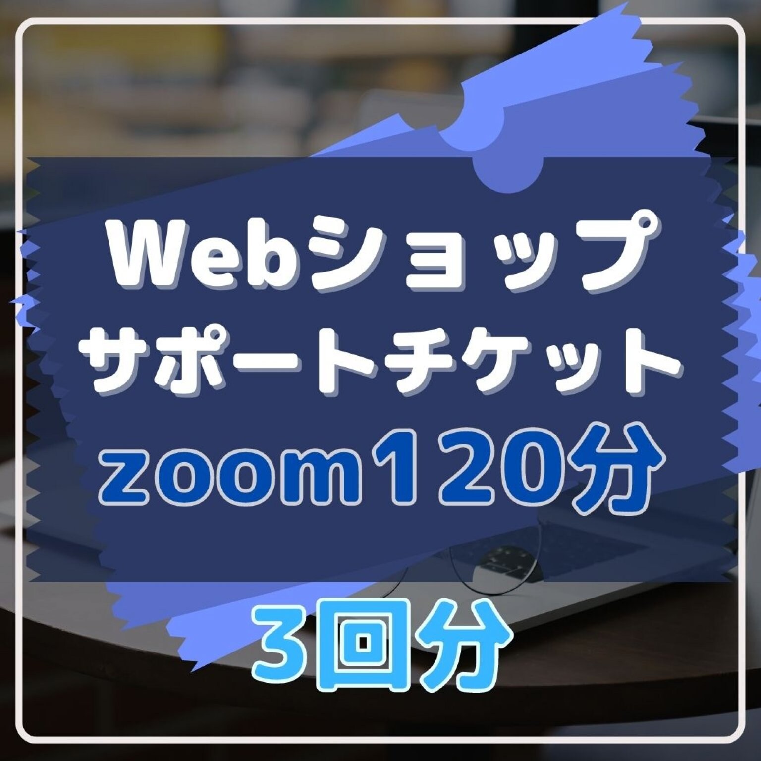 【zoom120分×3回分】Webショップサポートチケット