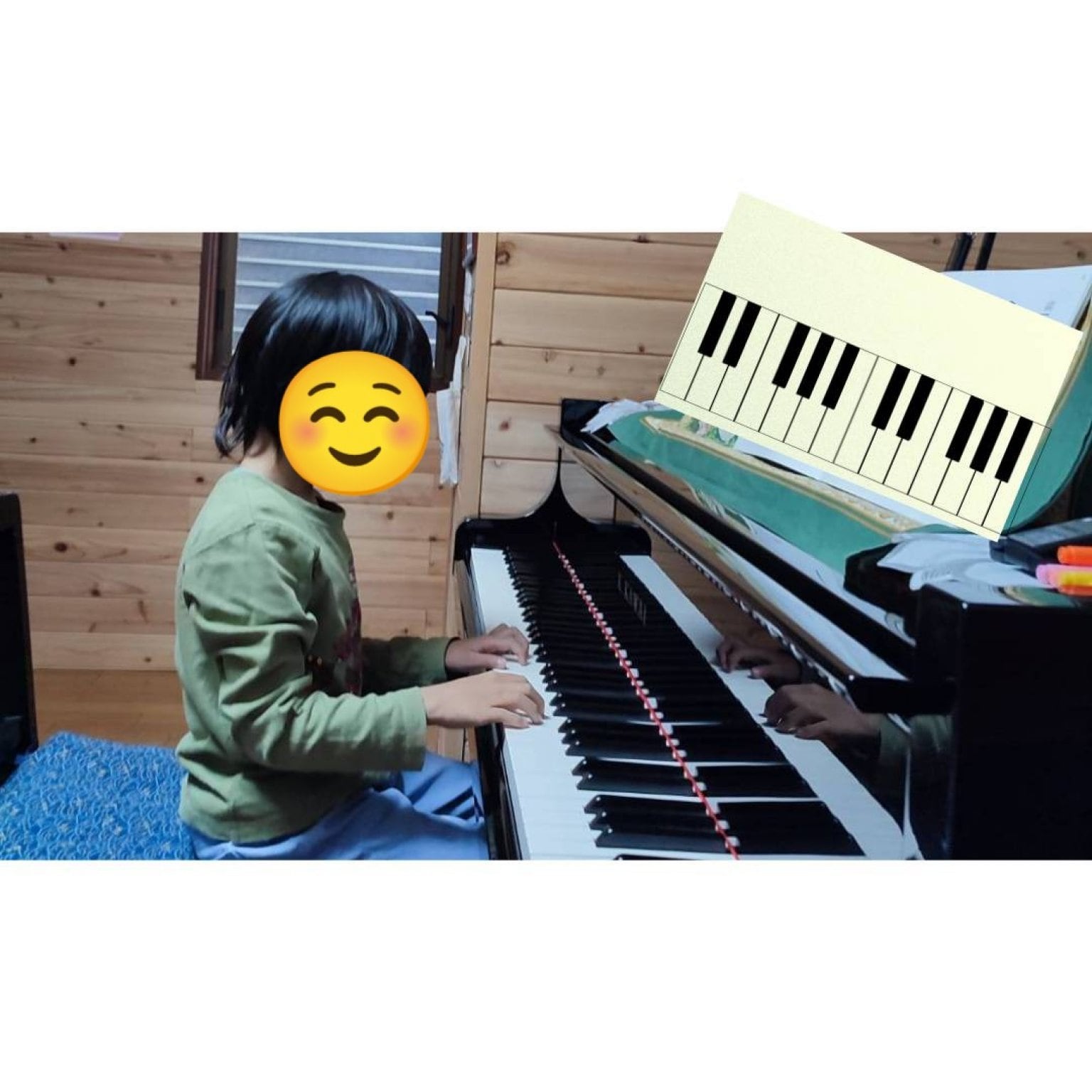 子どものピアノ　体験レッスン　inabeePiano   いなびーピアノ