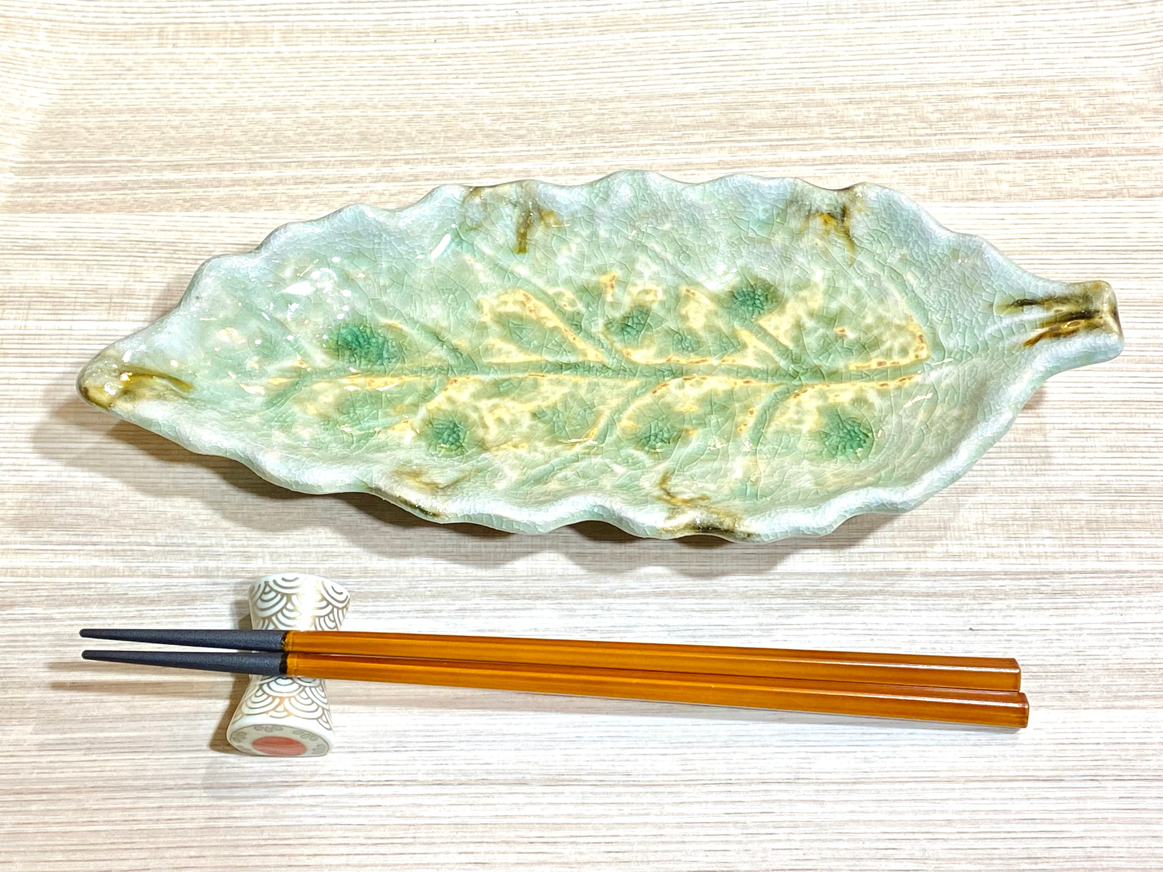 ビードロ葉形銘々皿揃 imgrc0095902357.jpg