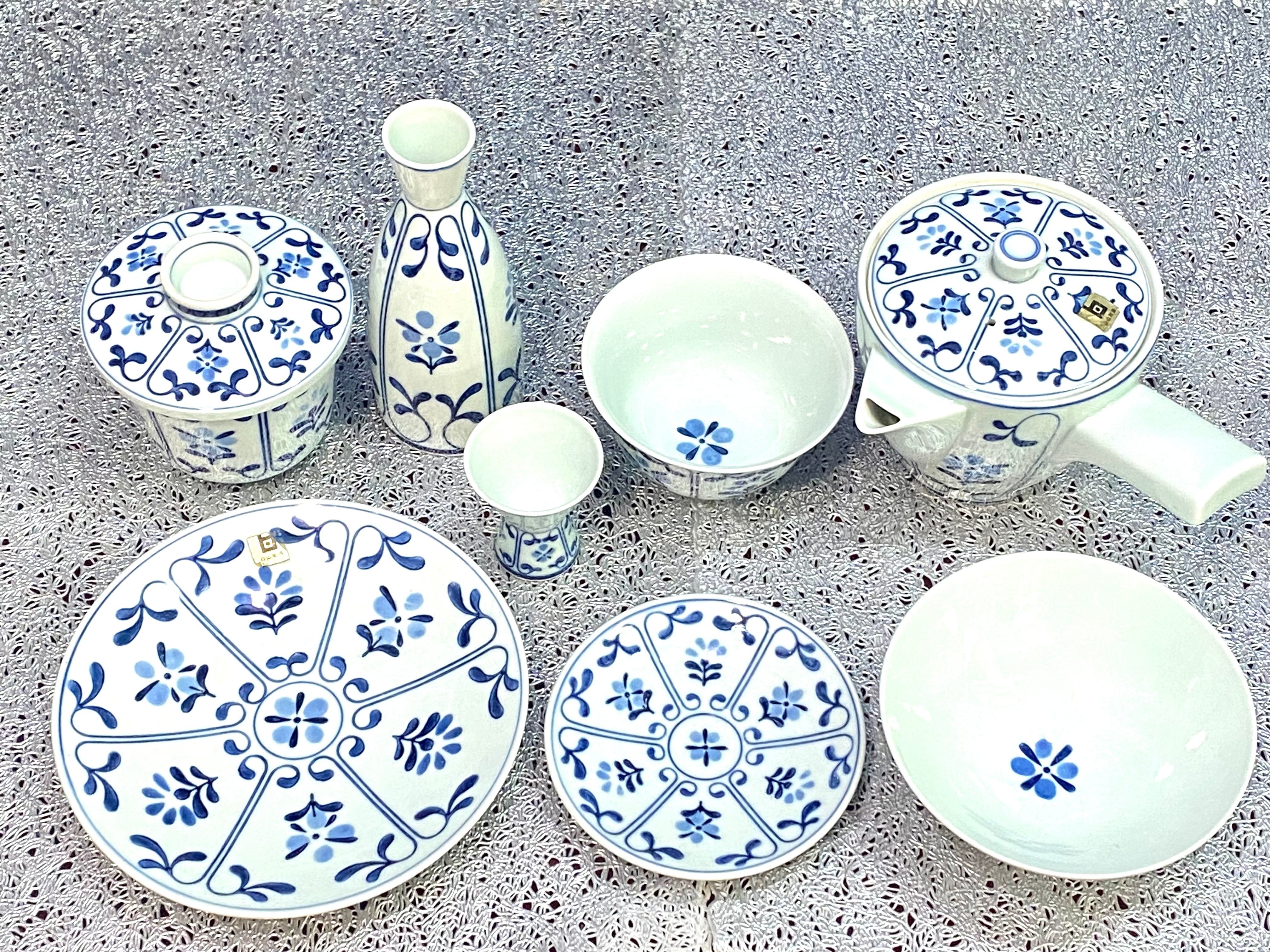 昭和レトロ 有田焼き 白山陶器製 食器8点セット