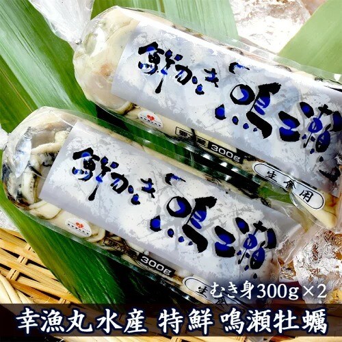 お一人様限定特別価格！　注文受付後水揚げ！真牡蠣10kg 幸漁丸水産 特鮮 鳴瀬牡蠣 むき身300g×2≪生ガキ≫【送料無料】