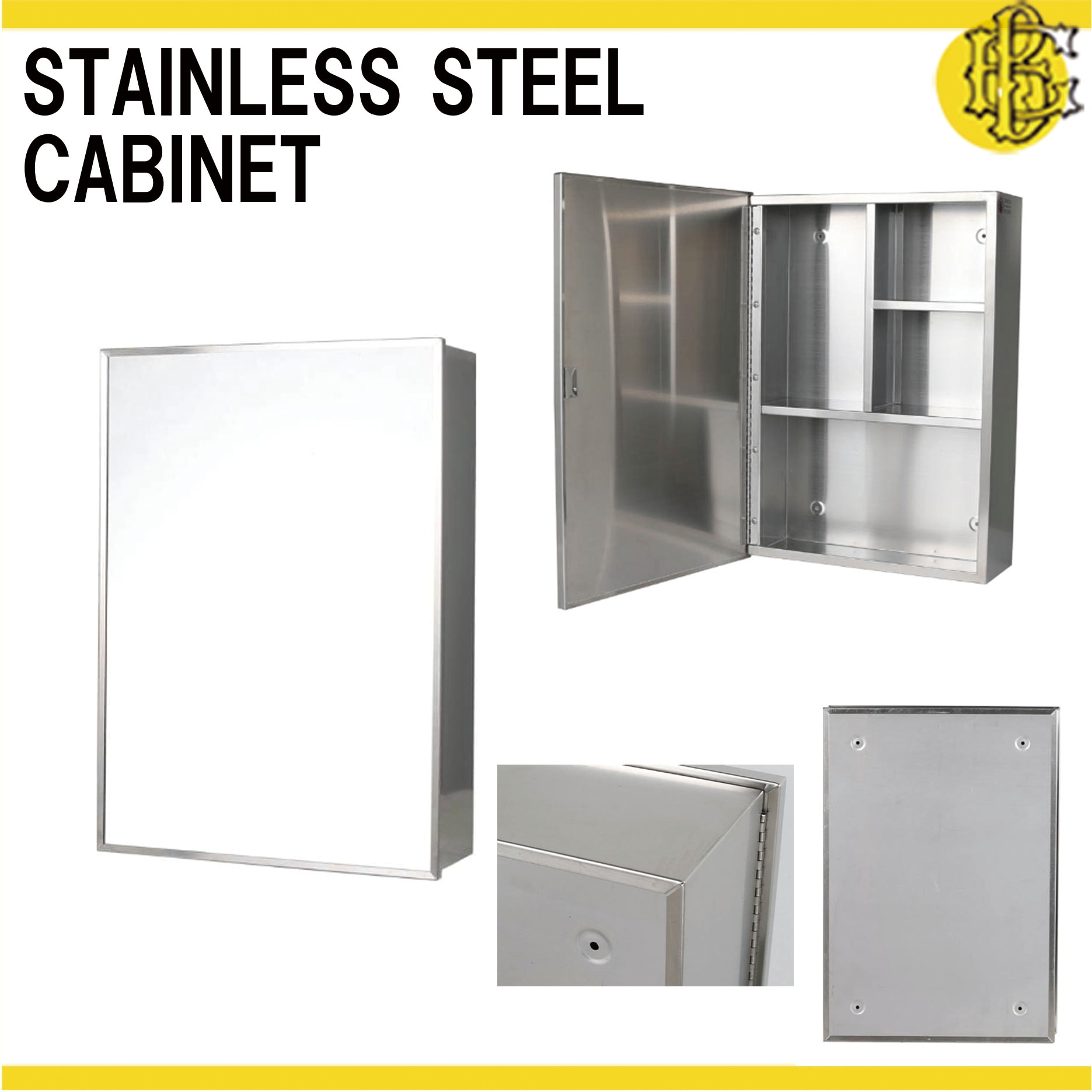 DULTON ステンレス スチール キャビネット