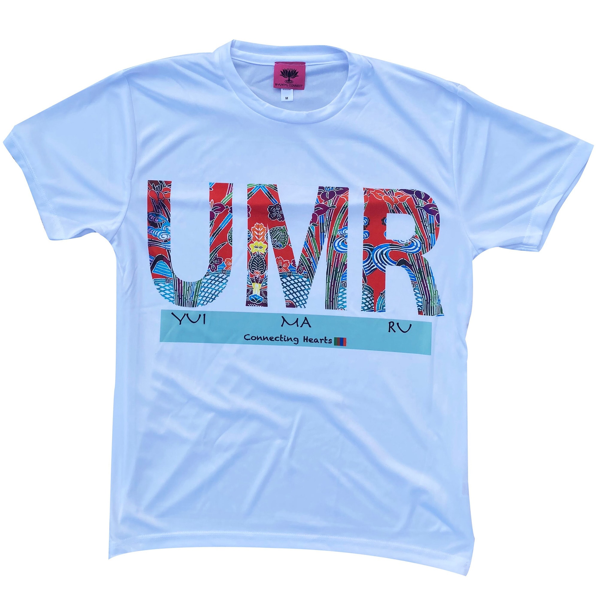 Tシャツ] UMR ゆいまーる 紅型風柄