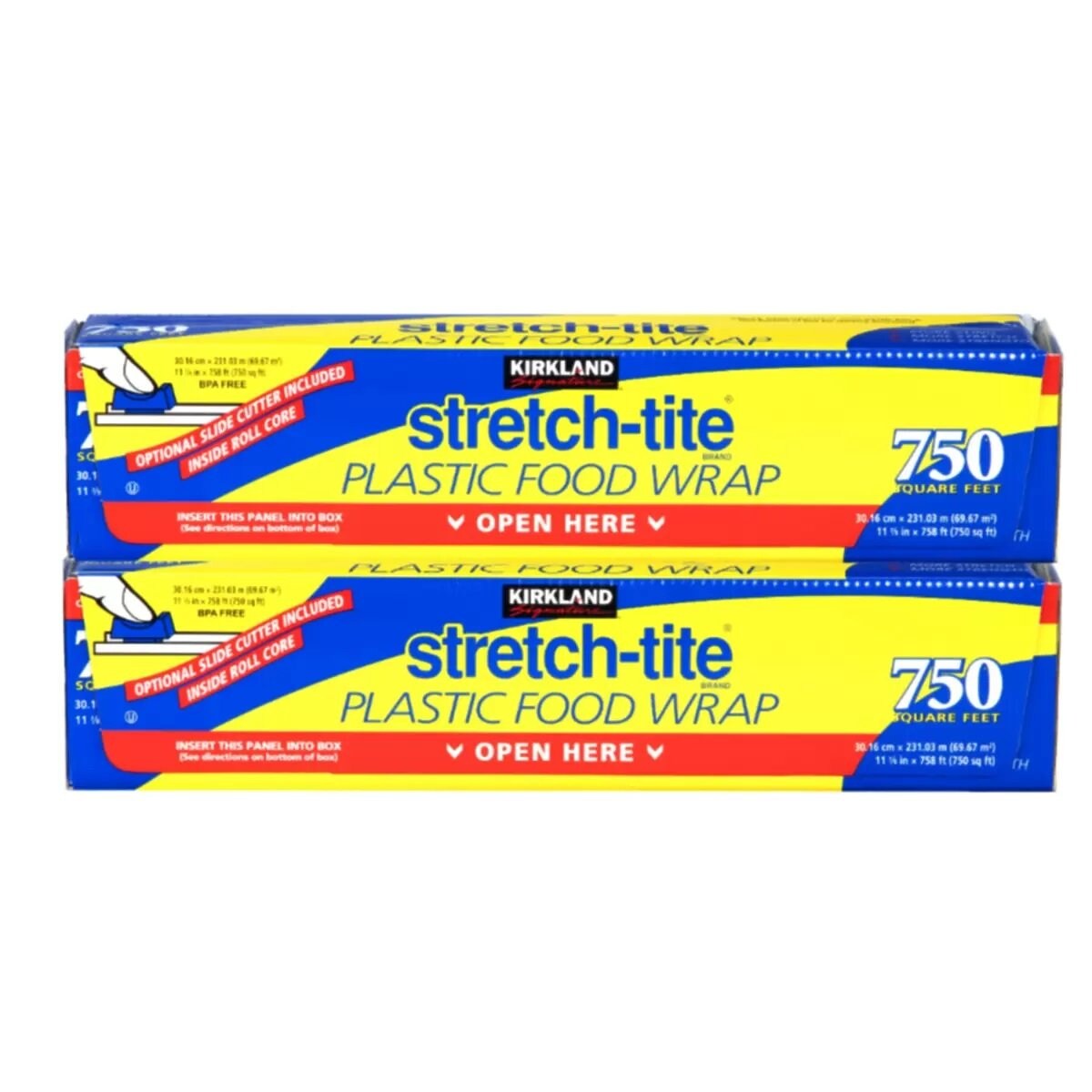 カークランドシグネチャー フードラップ 30cm x 231m 2本 Kirkland Signature Plastic Food Wrap Stretch Tite 30cm x 231m x 2CT　【コストコ通販】