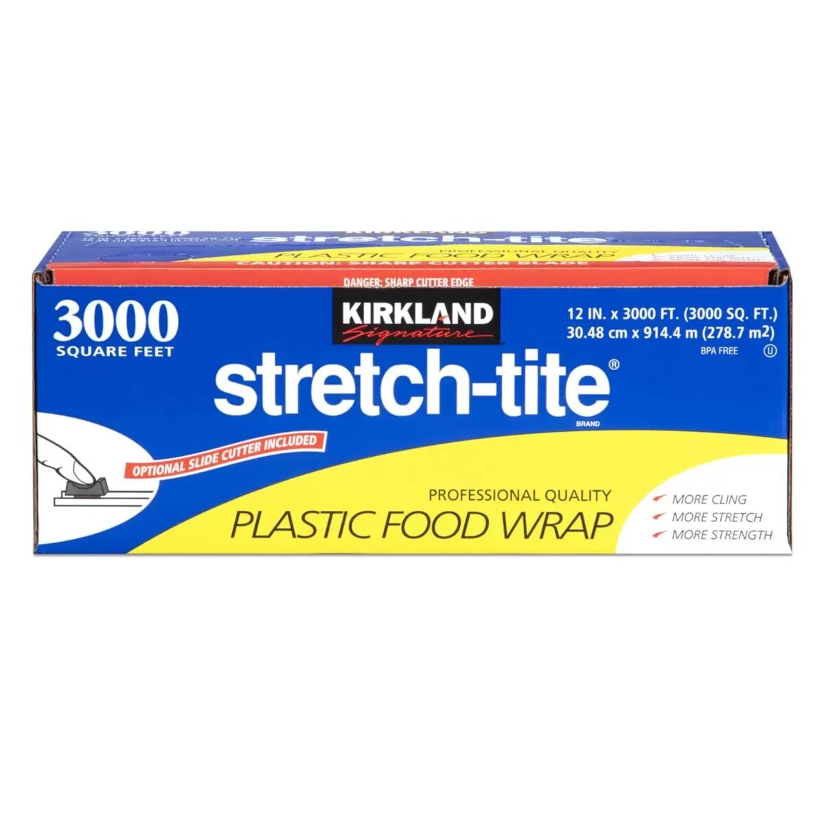 カークランドシグネチャー フードラップ （大）30cm x 914m Kirkland Signature Plastic Food Wrap Strech Tite 30cm x 914m　【コストコ通販】