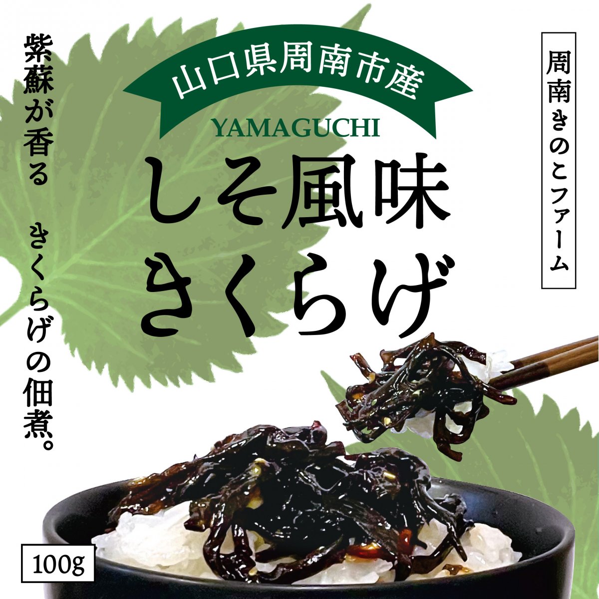 新発売！1〜6個/山口県産しそ風味きくら..