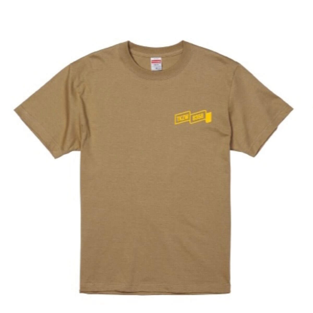 TKZW Tシャツ（ブラウン×イエローロゴ）