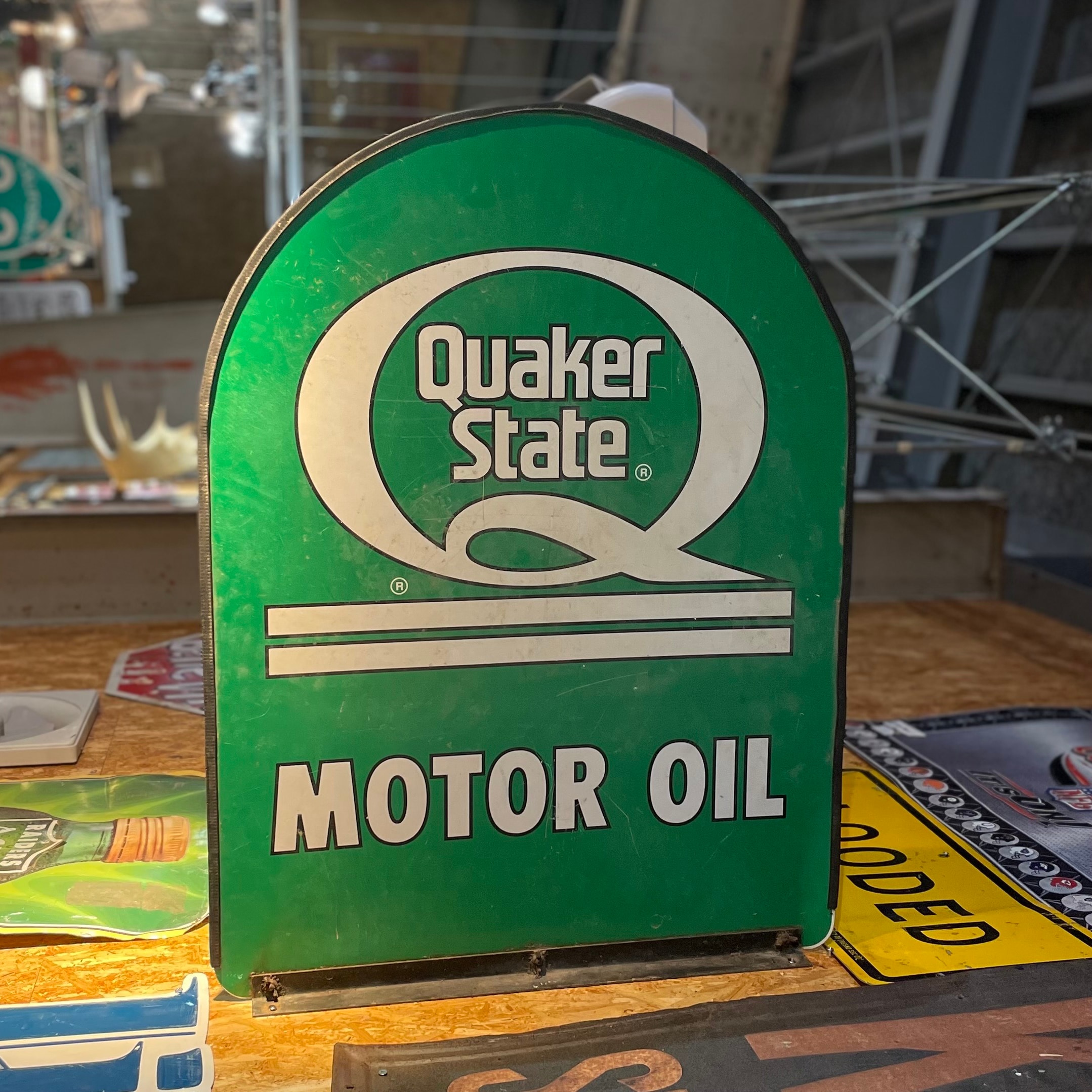 Quaker State Moter Oil Vintage Sign