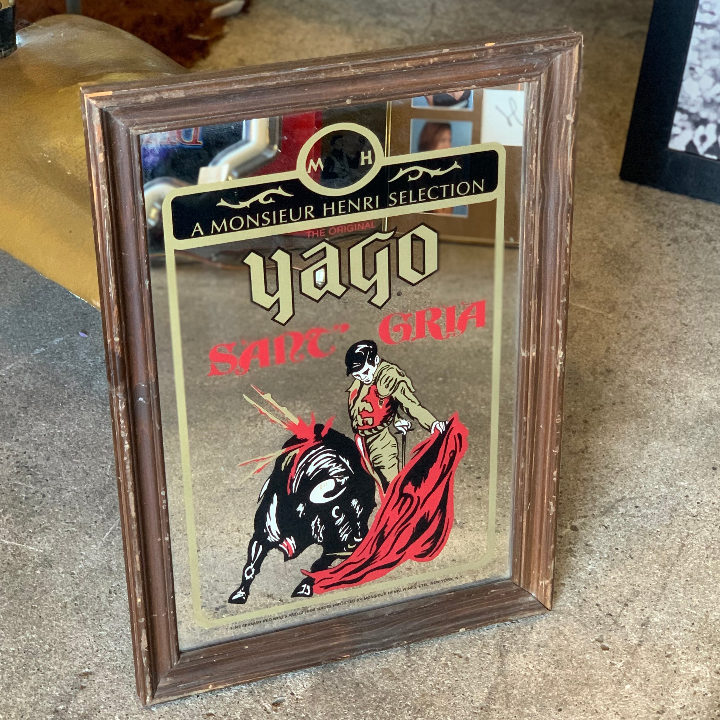 ビンテージ マリリン パブミラー 置物 インテリア 工芸品 美術品 A2871