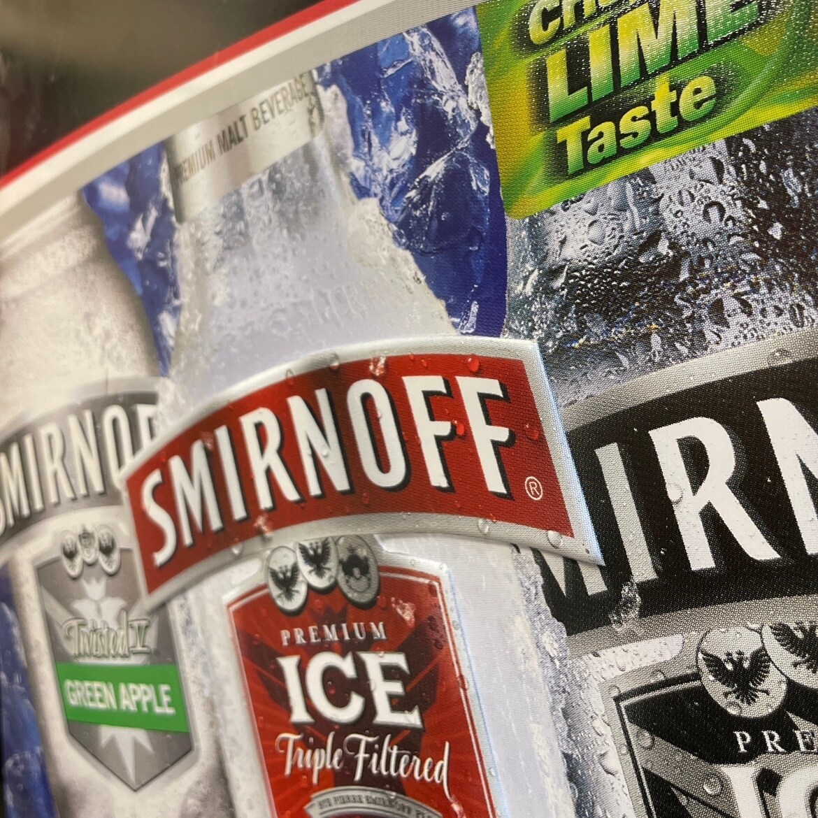 SMIRNOFF Metal Sign Plate