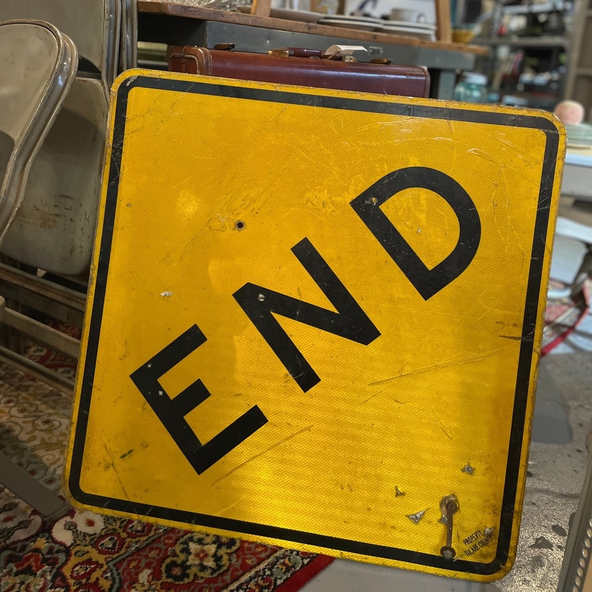 USAストリート看板　END USAストリート看板 DEAD END - メルカリ