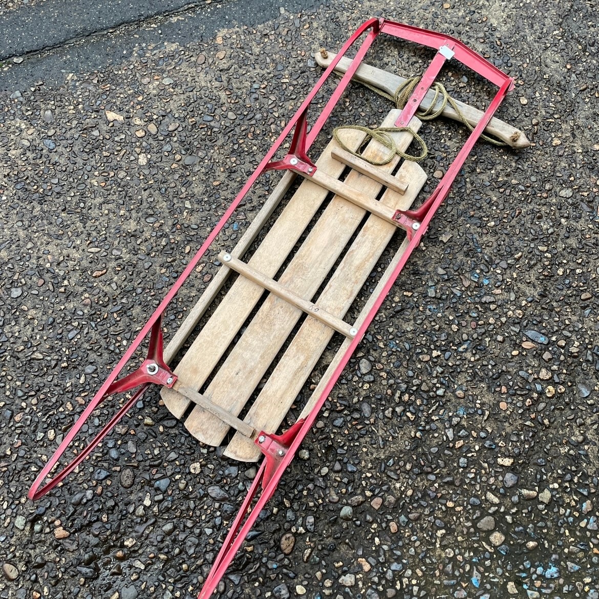 1950s-70s U.S Vintage 木製ソリ