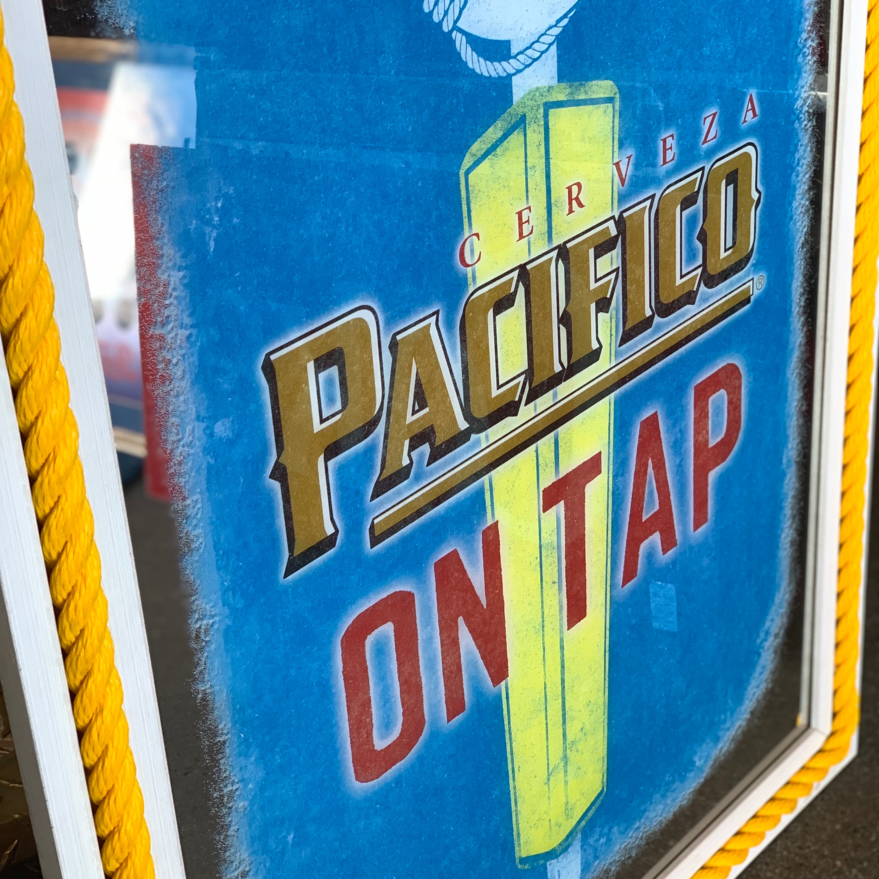 パシフィコ　BEER パブミラー BIG size！Pacifico beer Vintage パブミラー