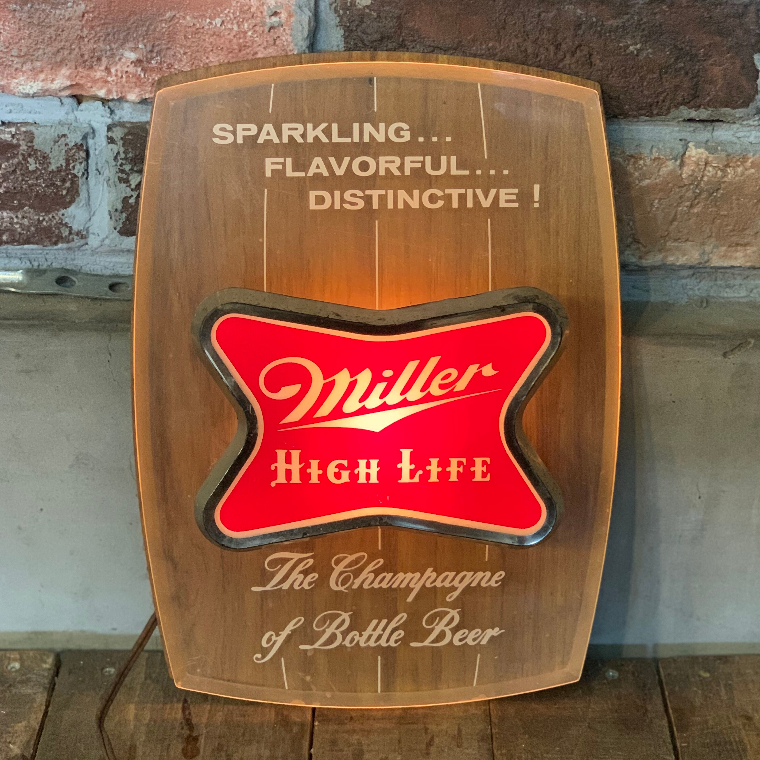 Miller High Life ヴィンテージライトサイン