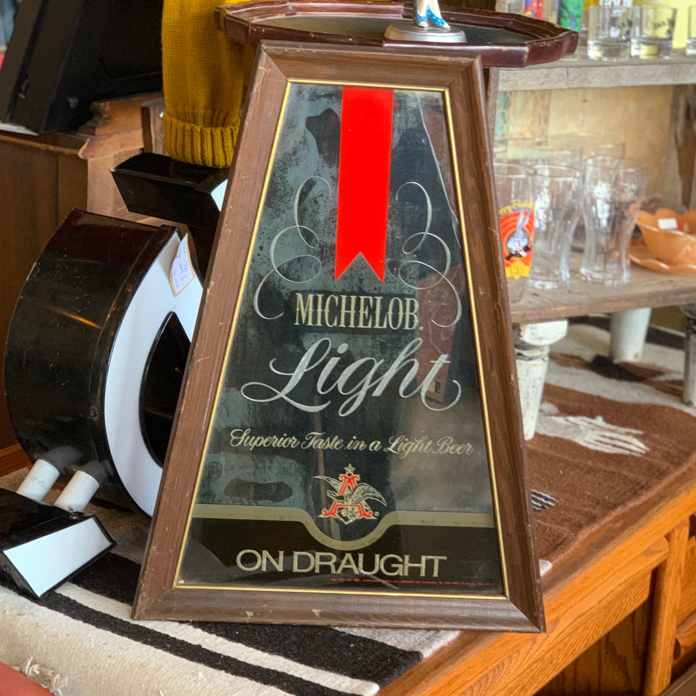 Vintage Michelob Beer Lighted (パブミラー)