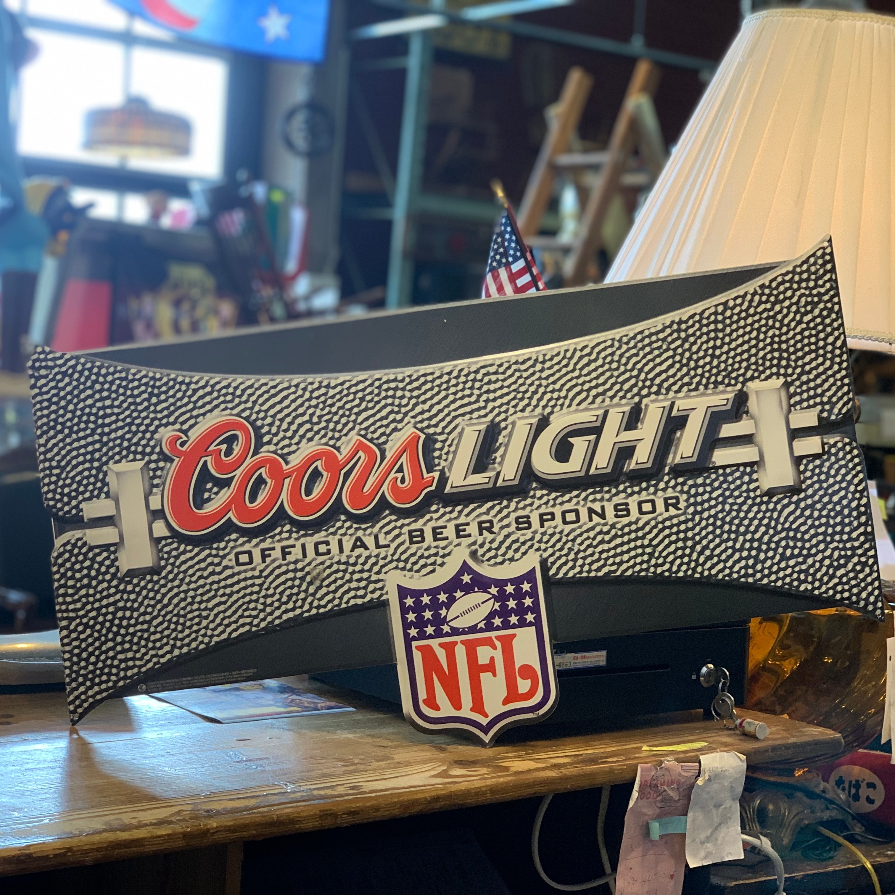 クアーズビール　電飾ミラーサイン アンティーク インテリアパネル クアーズ ビール 鏡 Coors