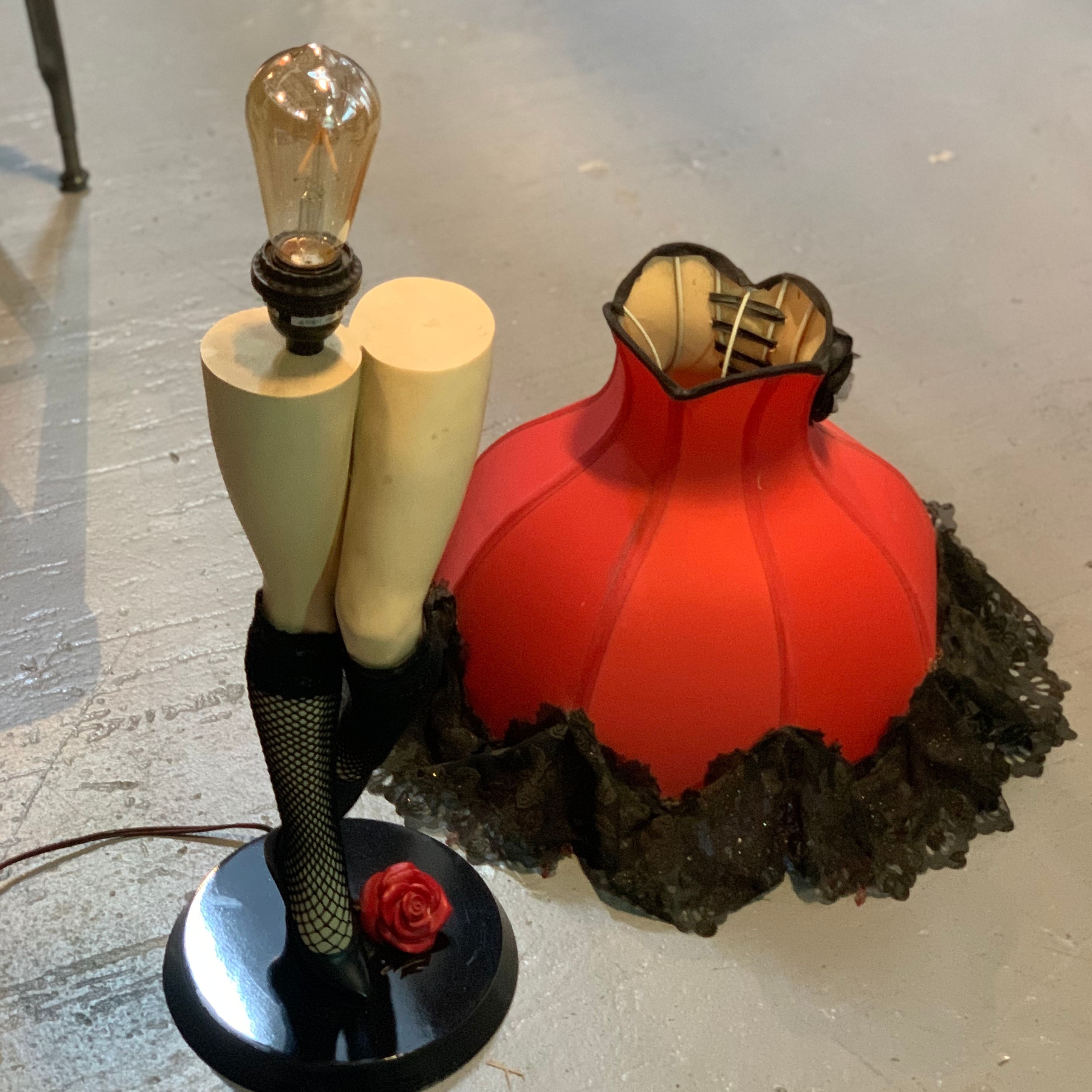 セクシー レッグ ランプ☆ ランプ ライト 電気