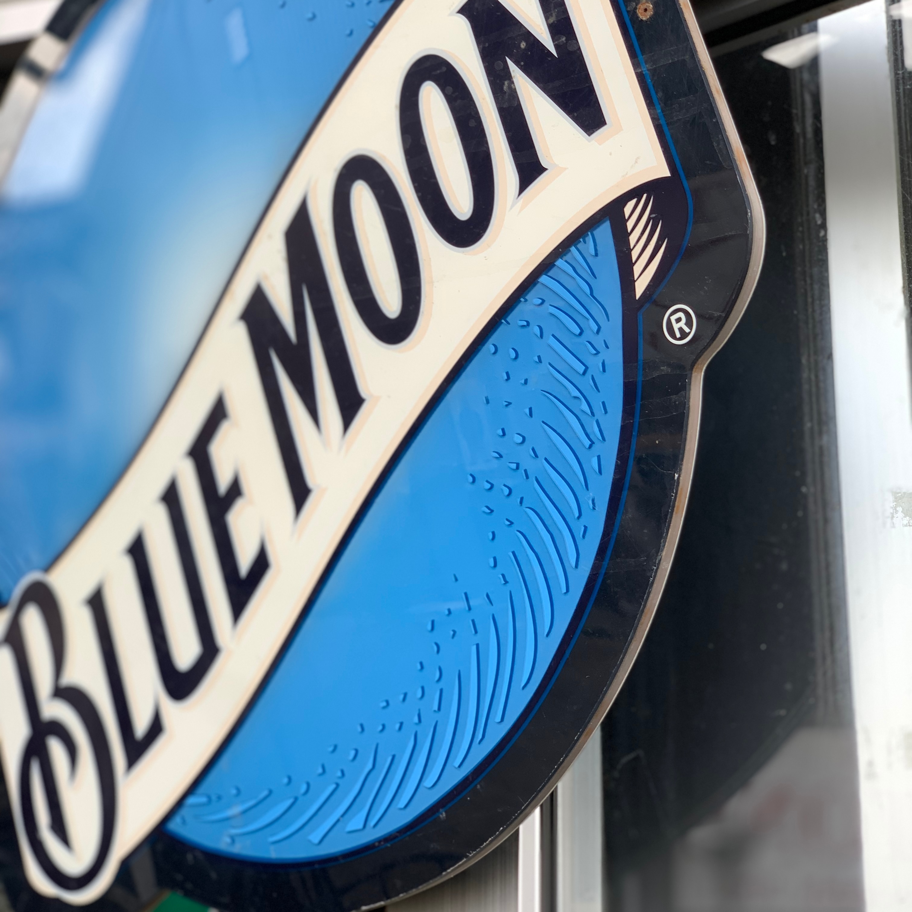 Blue Moon ビンテージサインボード】 Blue Moon ビンテージサインボード】