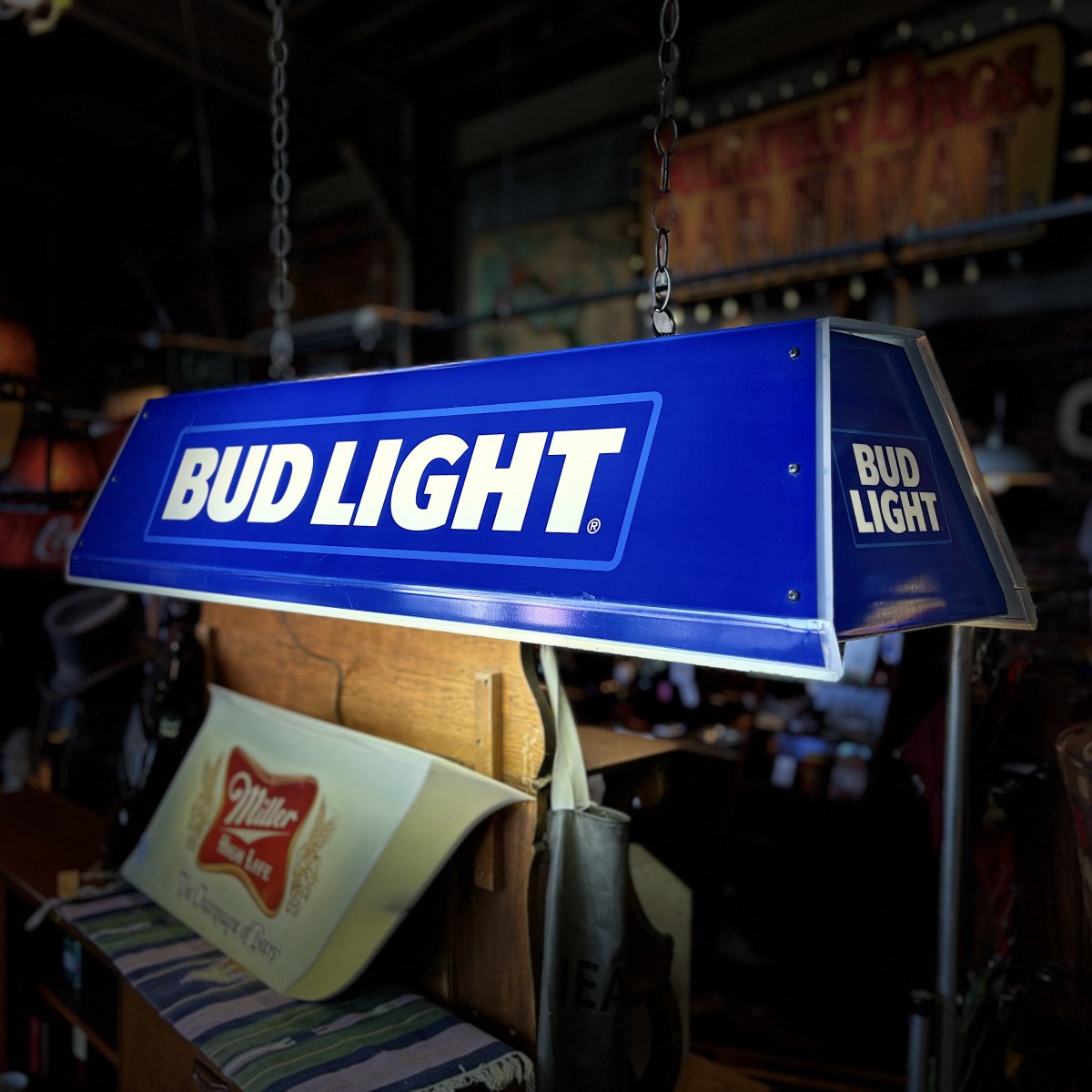 BUDLIGHT プールバーライト ヴィンテージ ※塗料の跡あり⭐️大特価⭐️ BUDLIGHT プールバーライト ヴィンテージ ※塗料の跡あり⭐️大