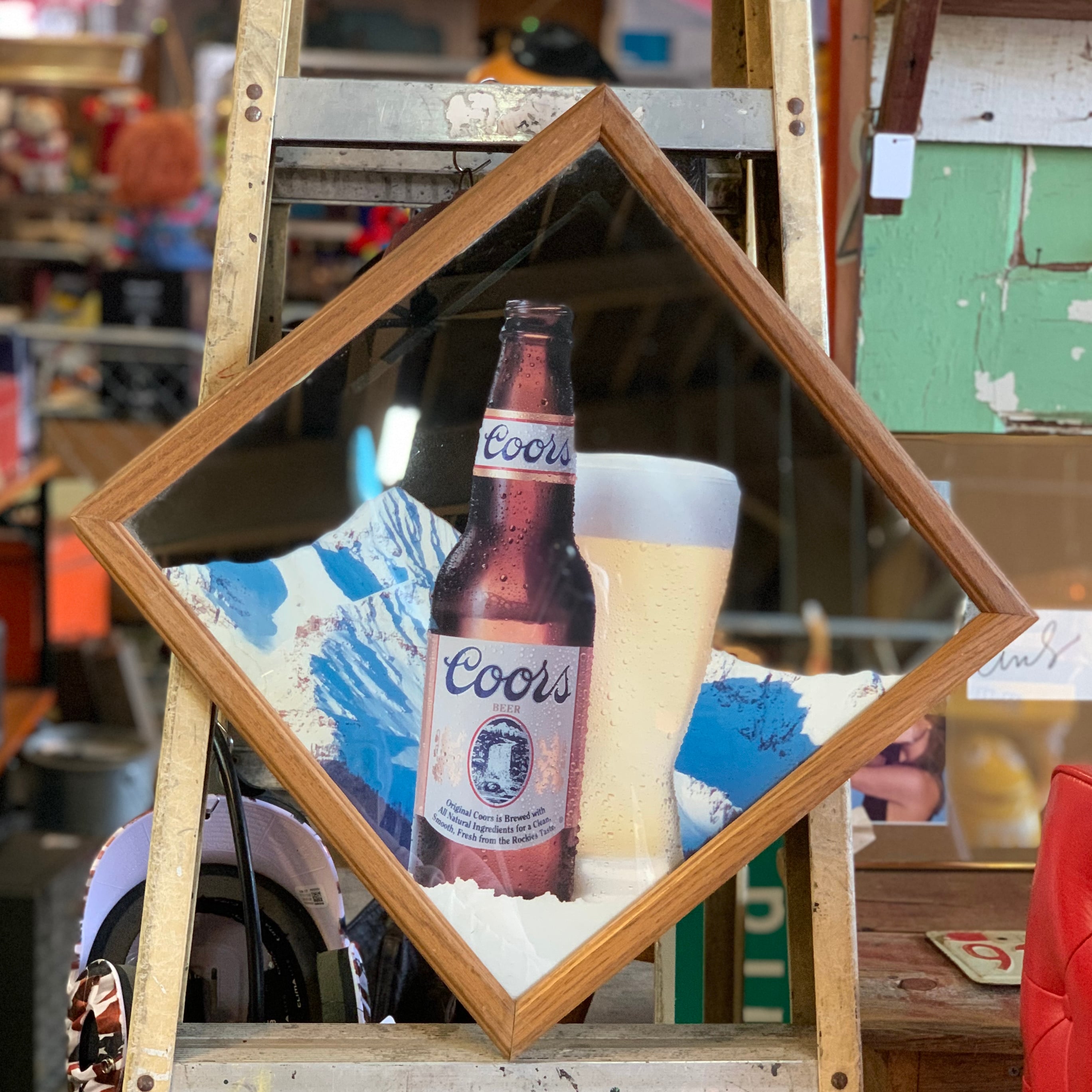 Coors Light ヴィンテージ パブミラー