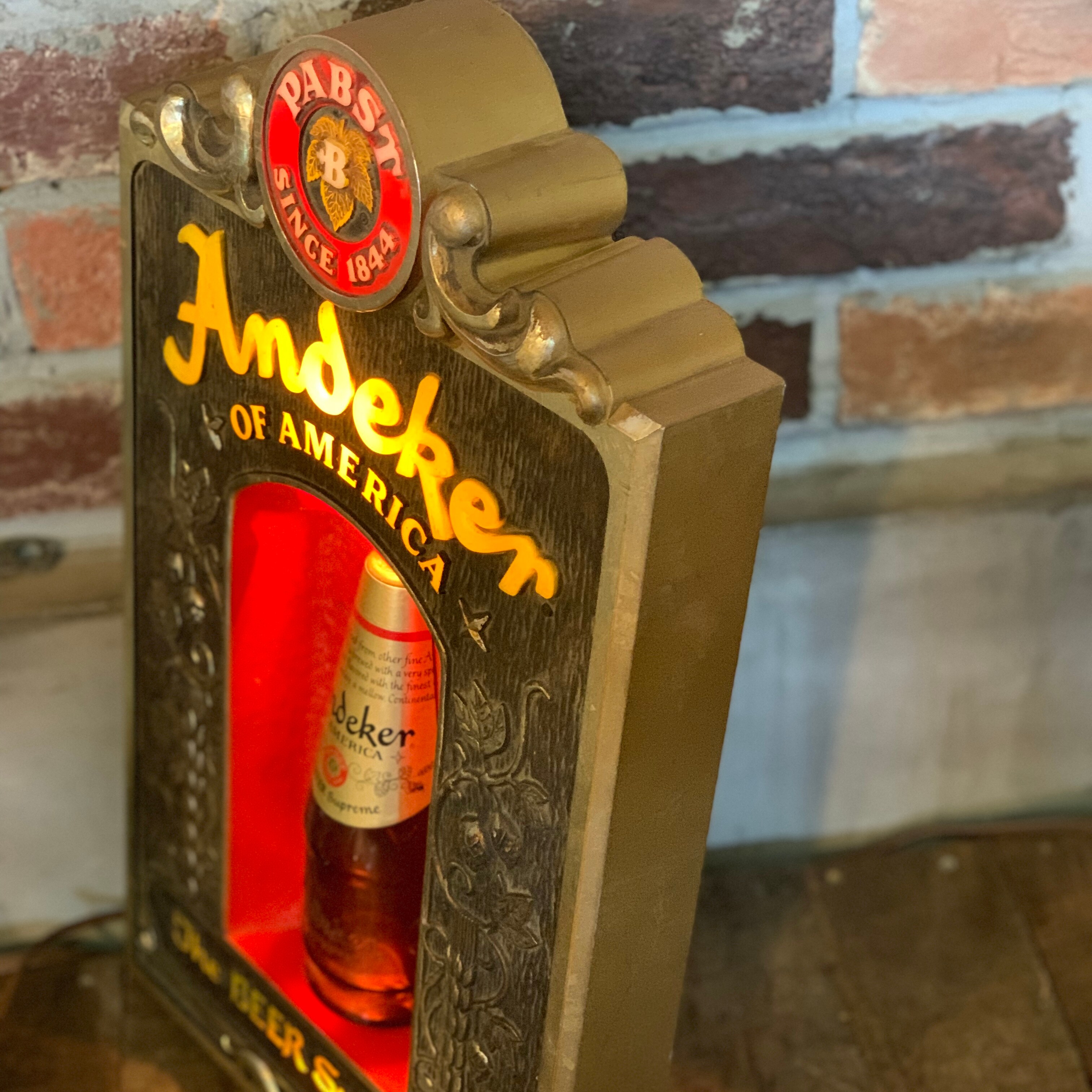 パブスト　ANDEKER 電飾 Andeker of America ライトアップサイン（Pabst社製）