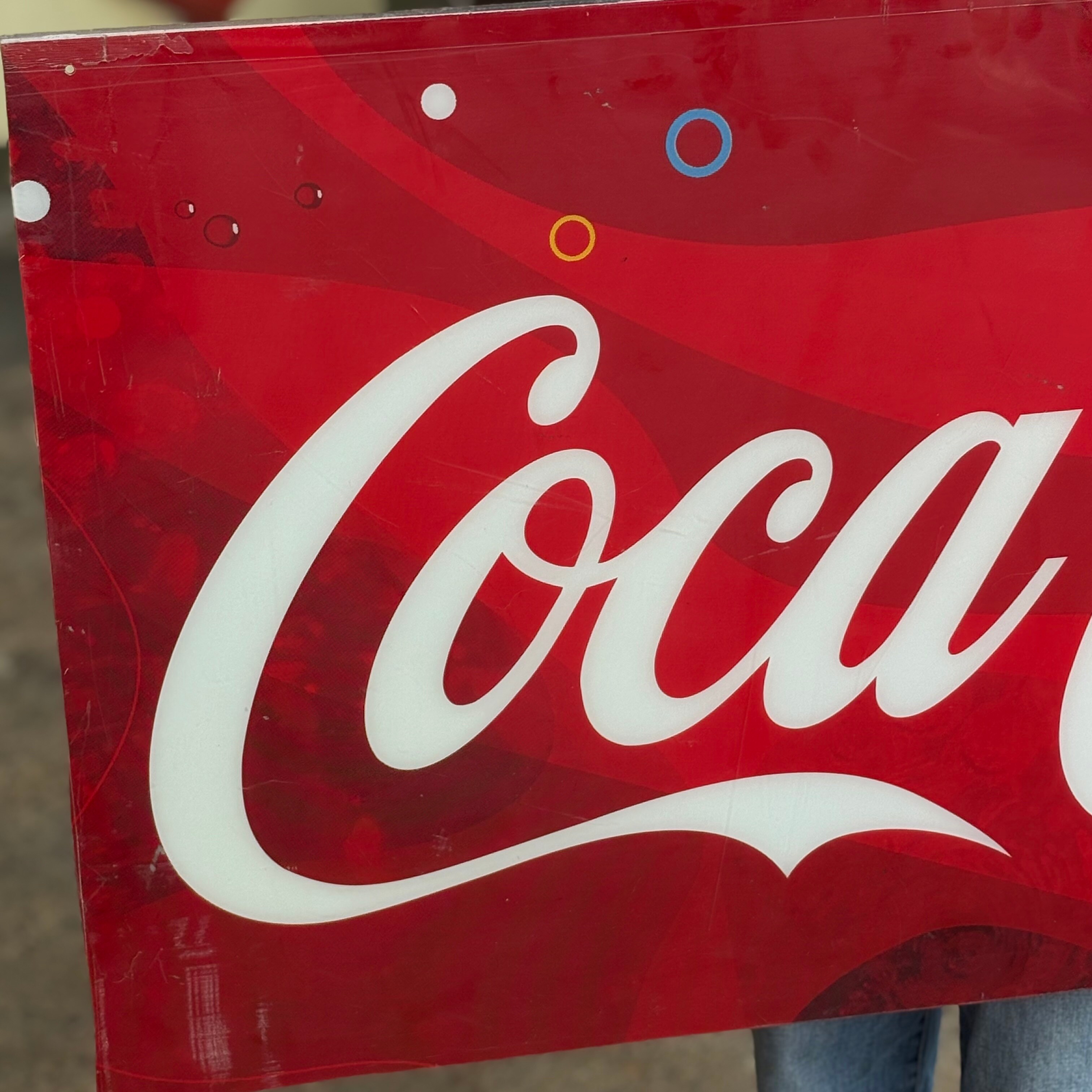 レトロデザインが映える！ヴィンテージ コカ・コーラ アクリル製看板