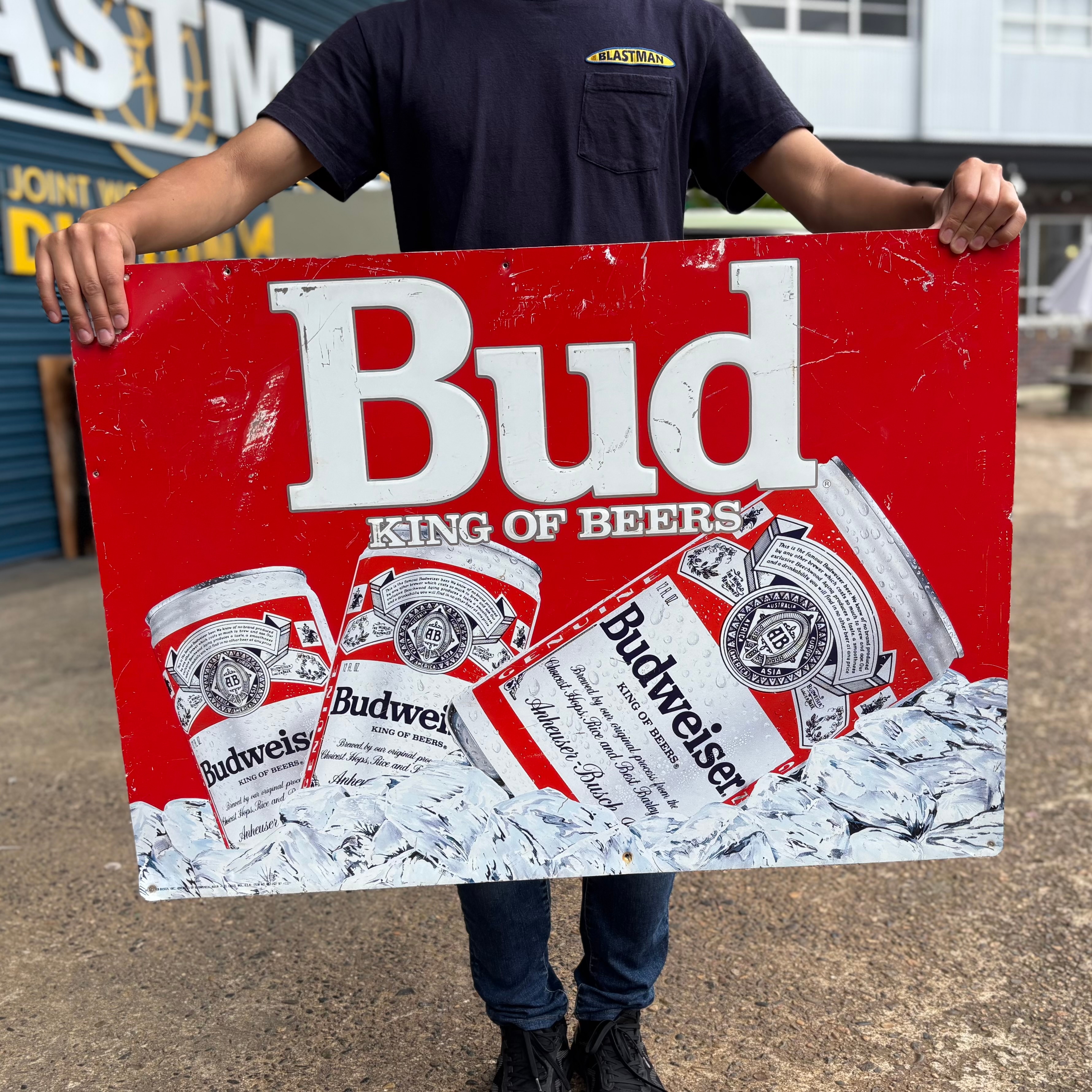 Amazon｜アメリカン バーマット Budweiser バドワイザー｜バー