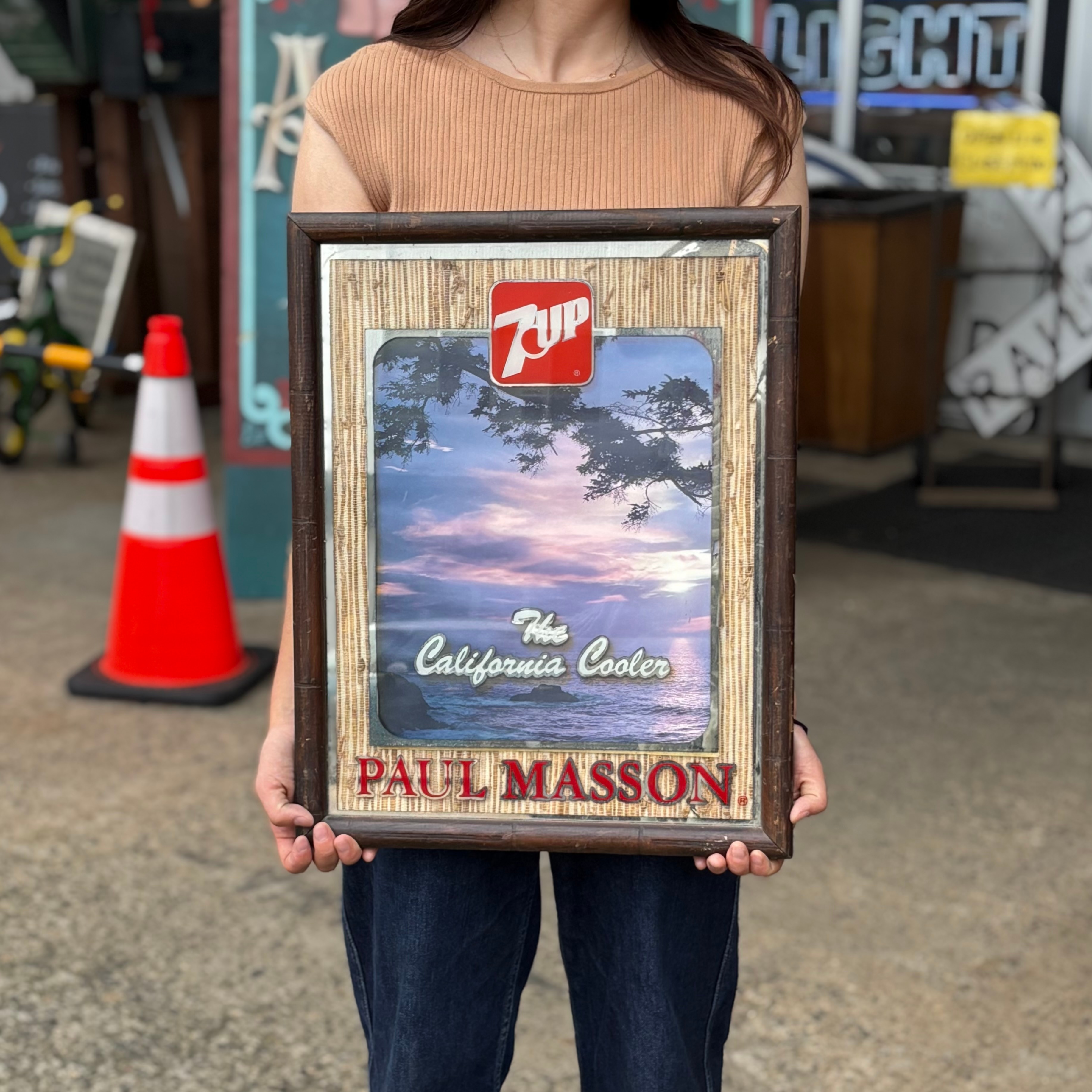 1974 LEVI リーバイス パブミラー 看板 非売品 ディスプレイ
