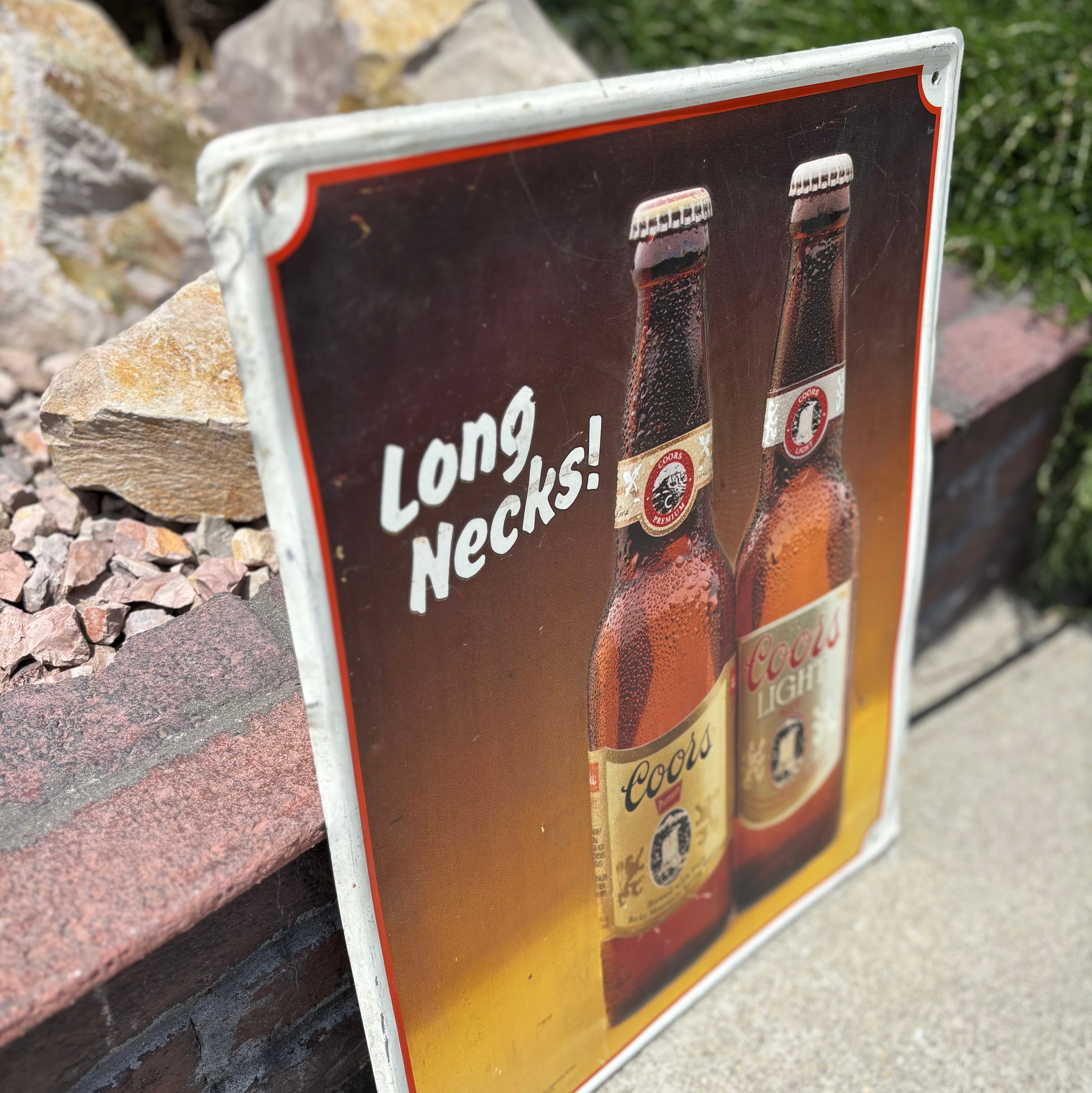 Coors ビールロングネック メタルサイン