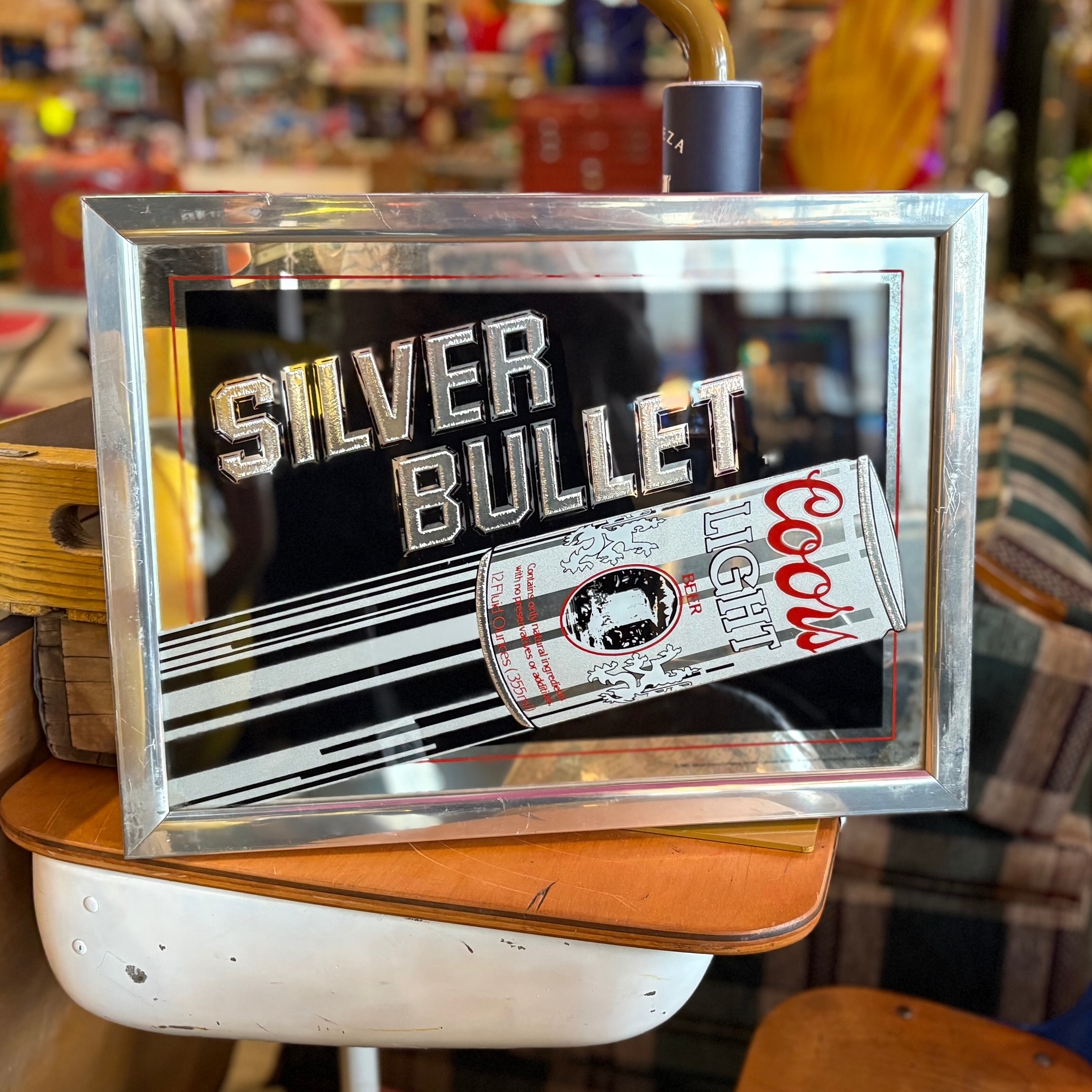 Coors Light パブミラー　アンティーク Coors Light ヴィンテージパブミラー