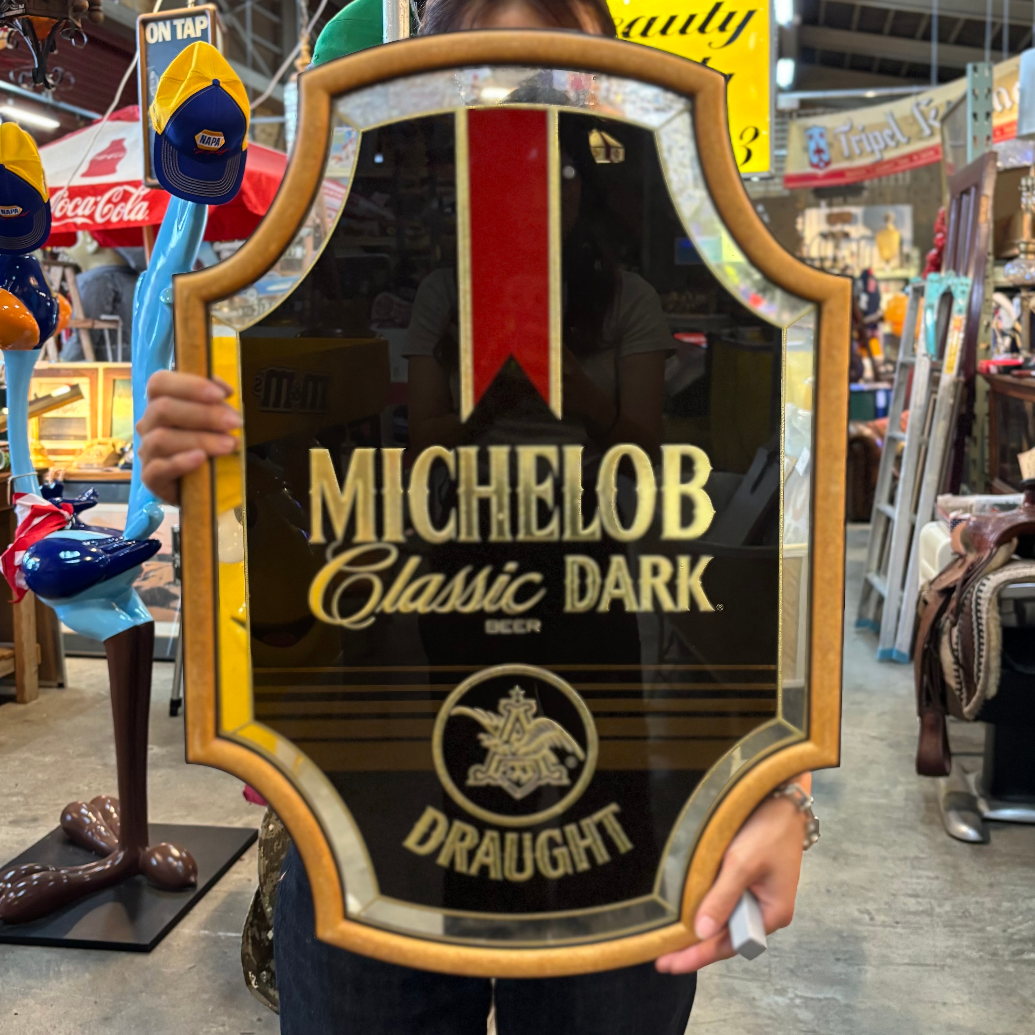 Michelob Classic Dark ビンテージミラーパブサイン