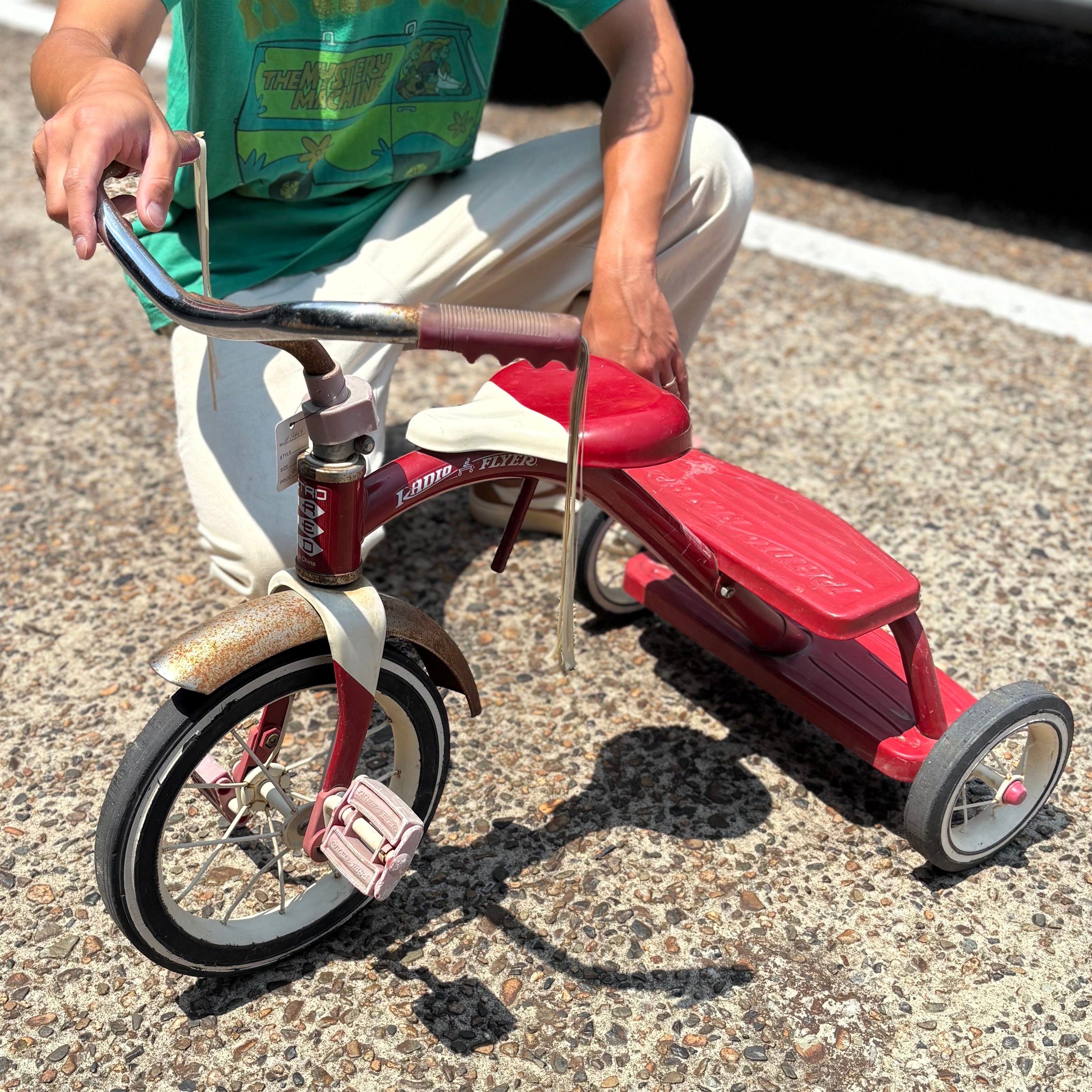ラジオフライヤー　三輪車　アンティーク　レトロ　レア　美品 RADIO FLYER レトロ三輪車