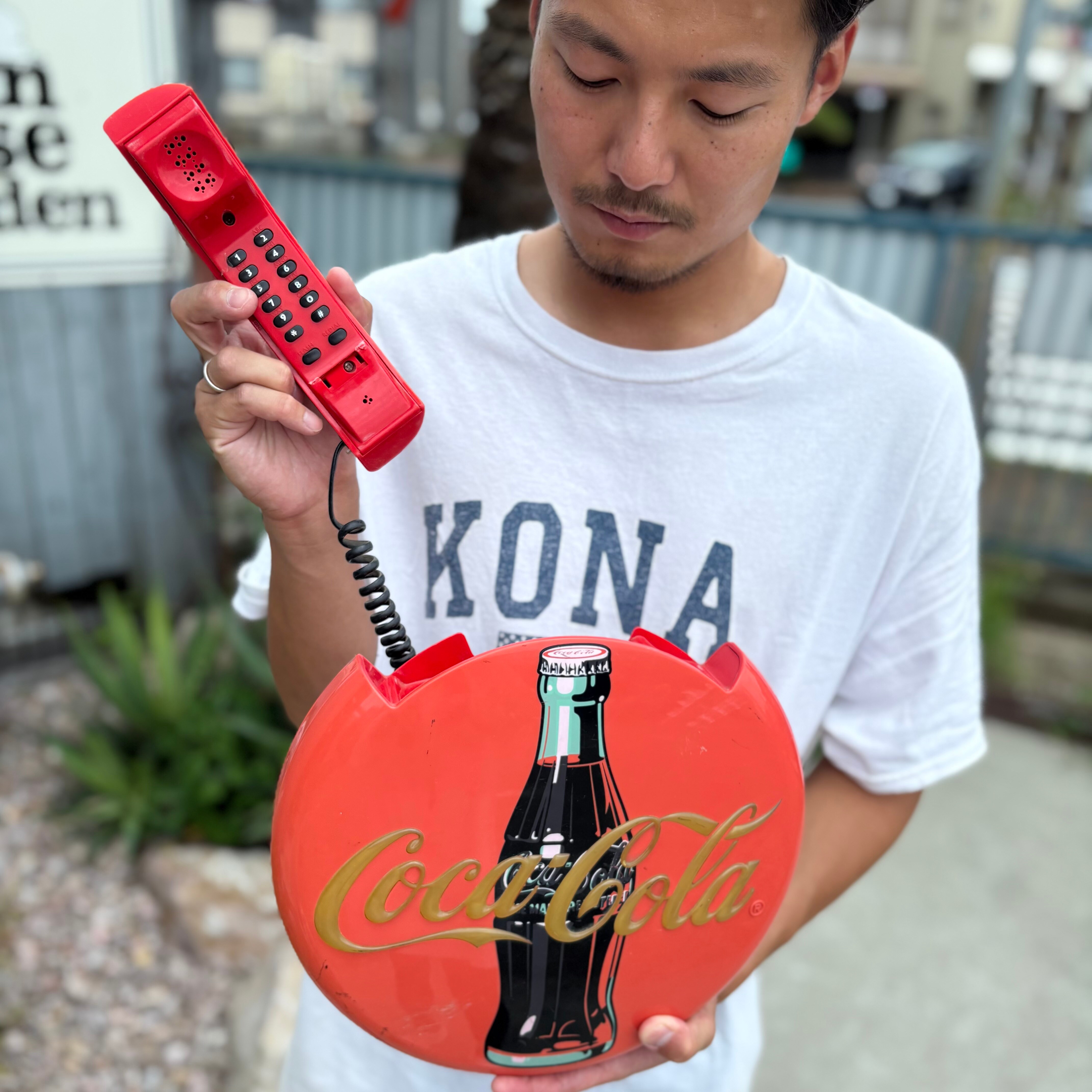 USAヴィンテージ】Coca-Cola コカ・コーラ 電話機 (ディスプレイ用)