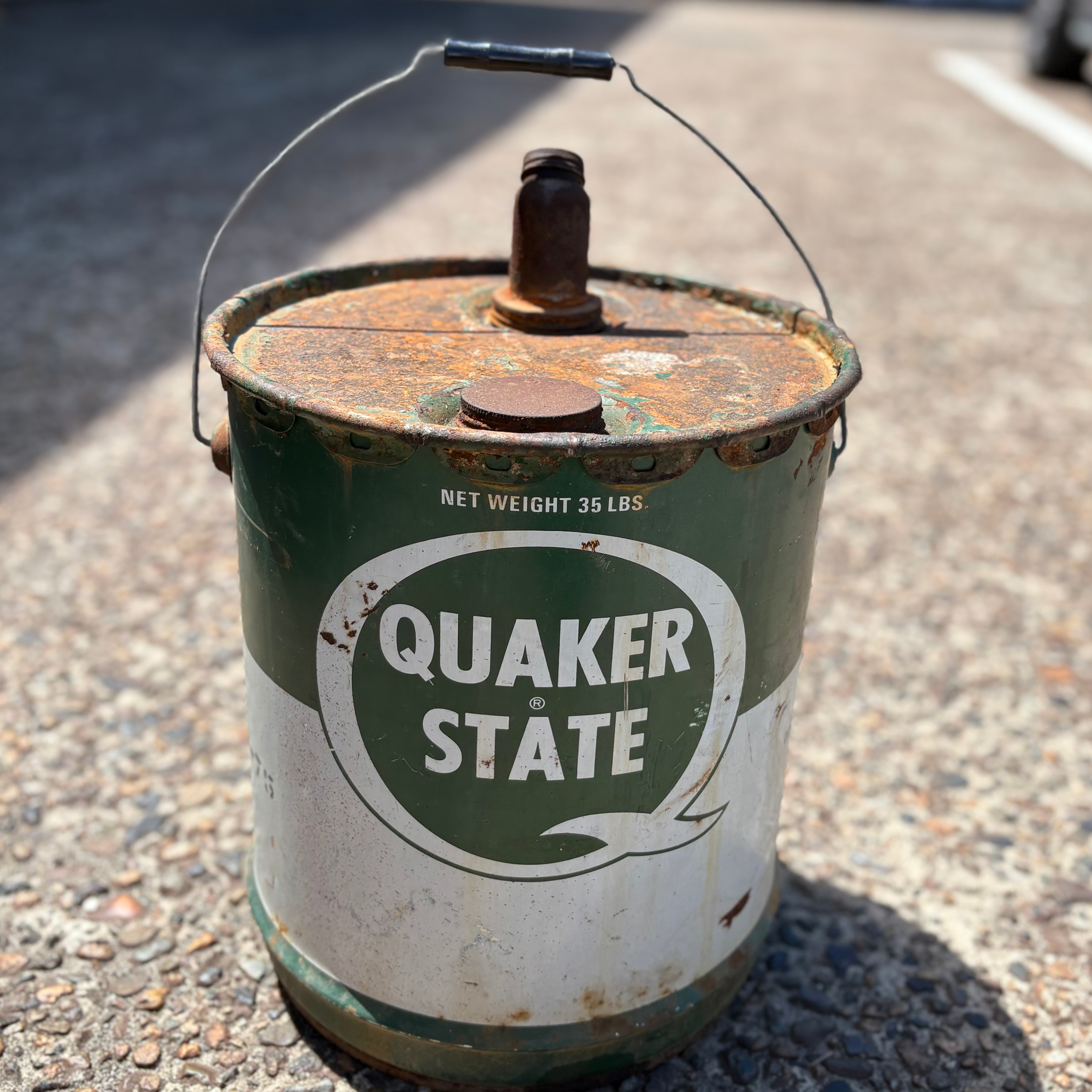 QUAKER STATE ヴィンテージオイル缶